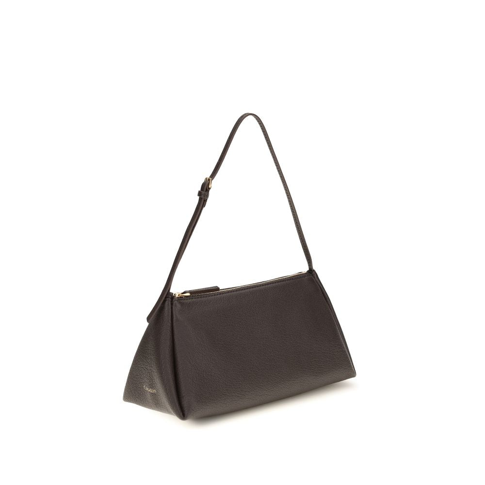 Calvin Klein Brown Calf Leather Handbag