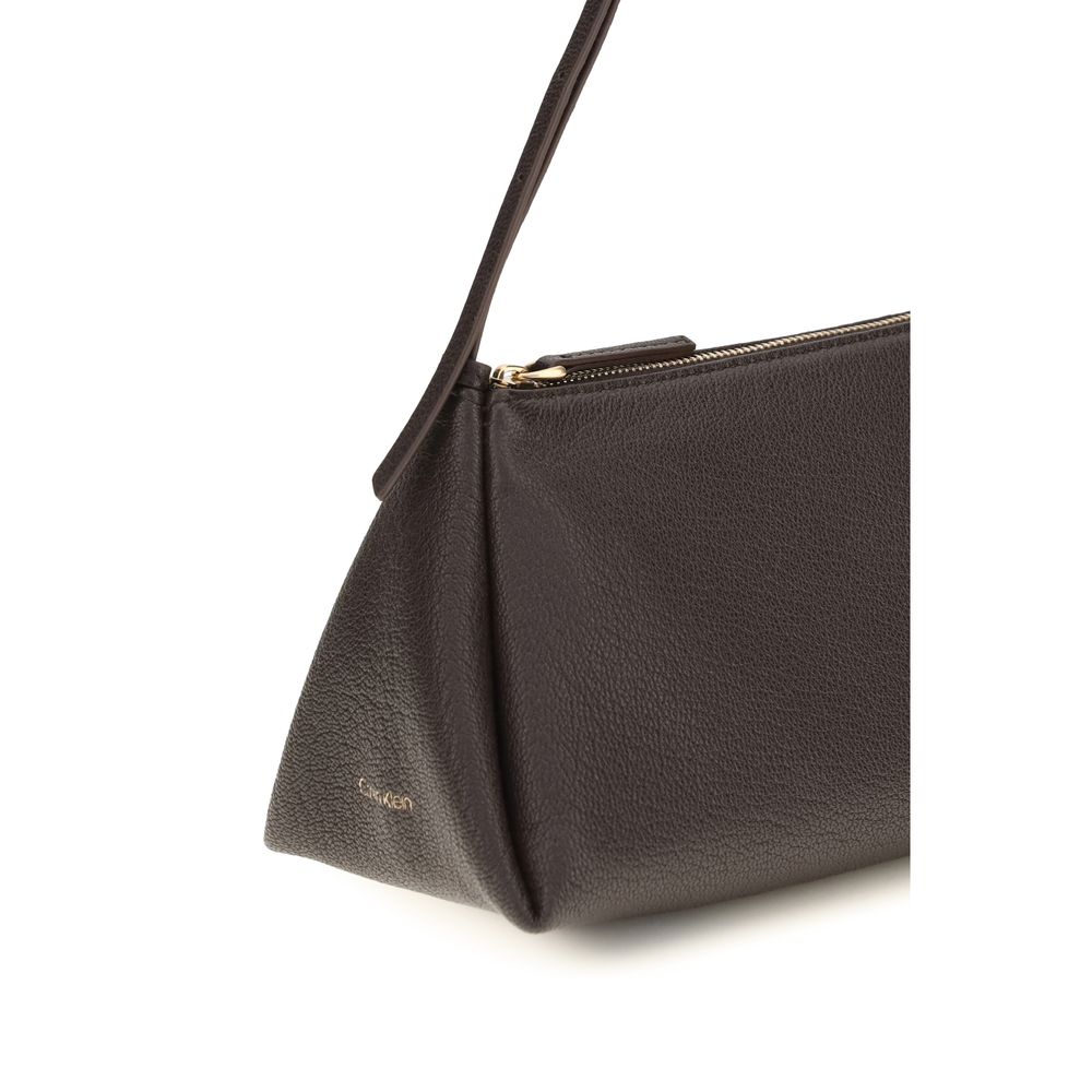 Calvin Klein Brown Calf Leather Handbag