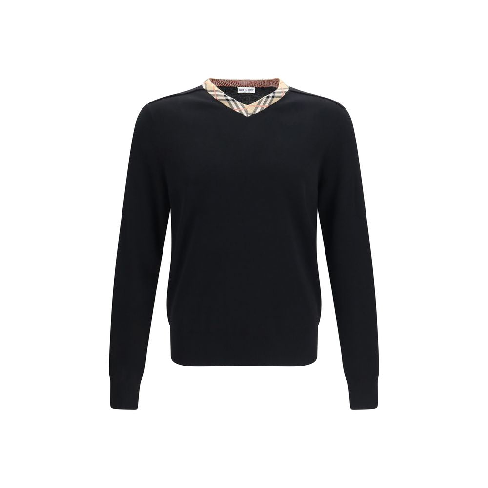 Burberry Black Wool Sweatshirt