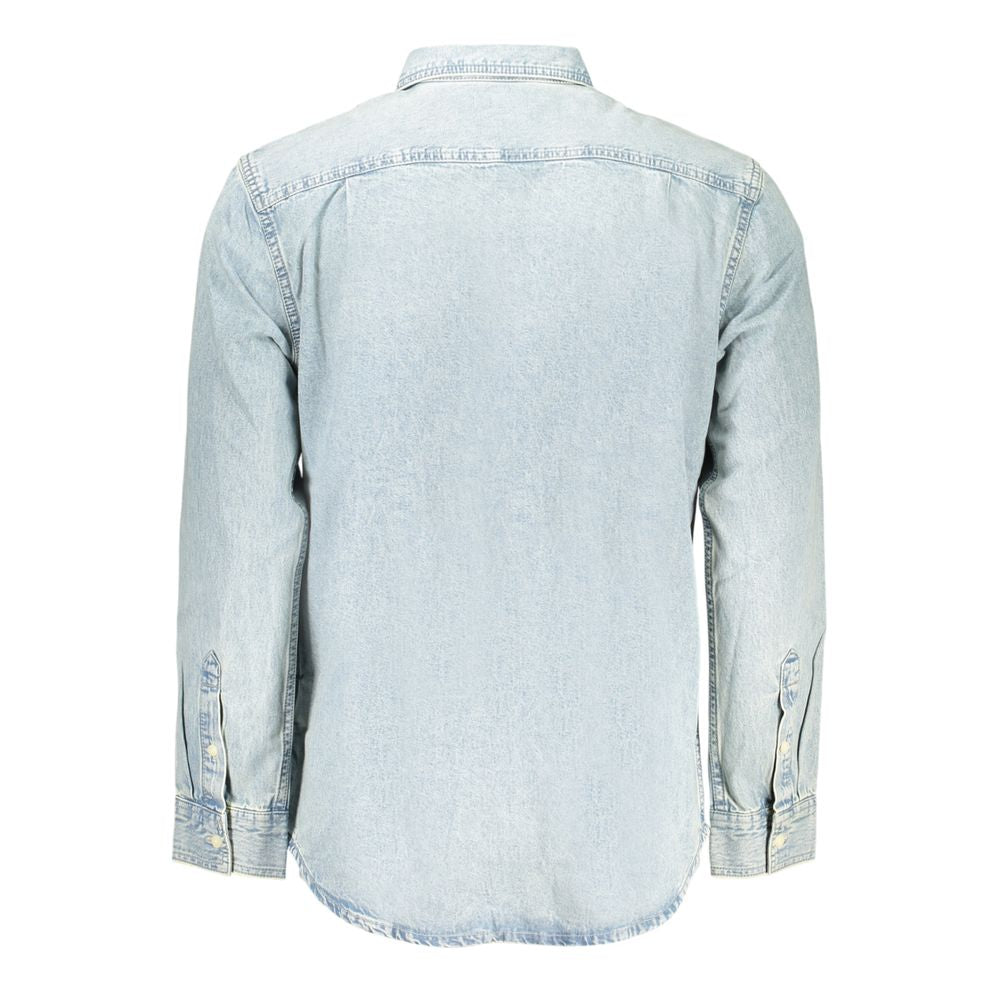 Calvin Klein Light Blue Cotton Shirt
