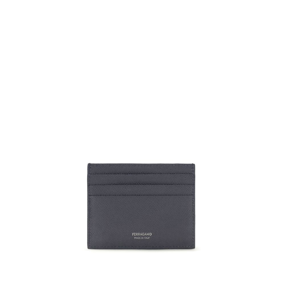 Ferragamo Blue Calf Leather Wallet