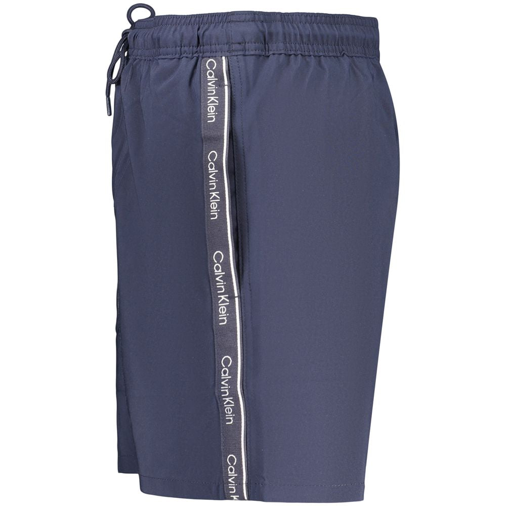 Calvin Klein Blue Polyester Swim Shorts