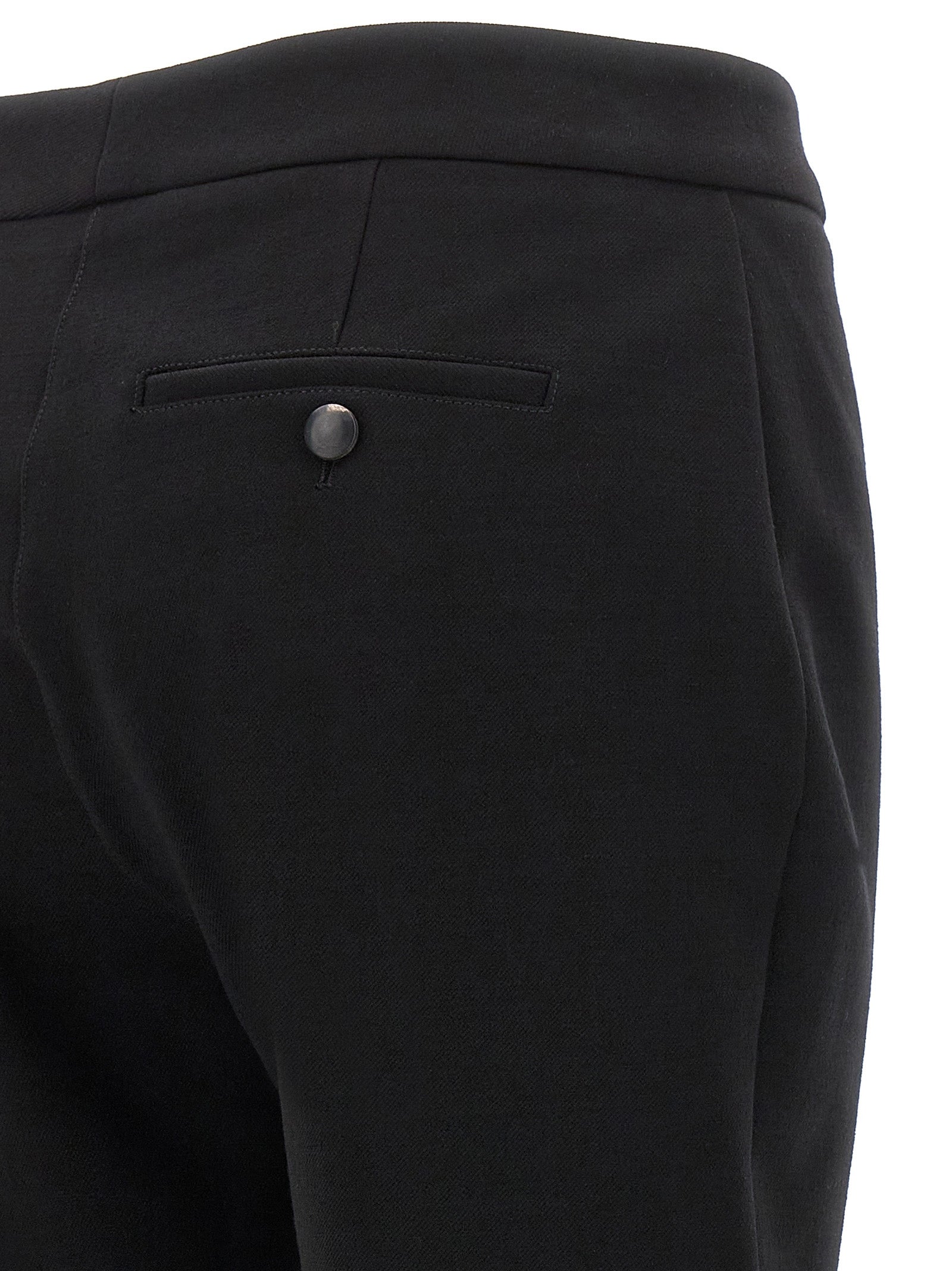 Ferragamo Black Elastane Skinny Trousers