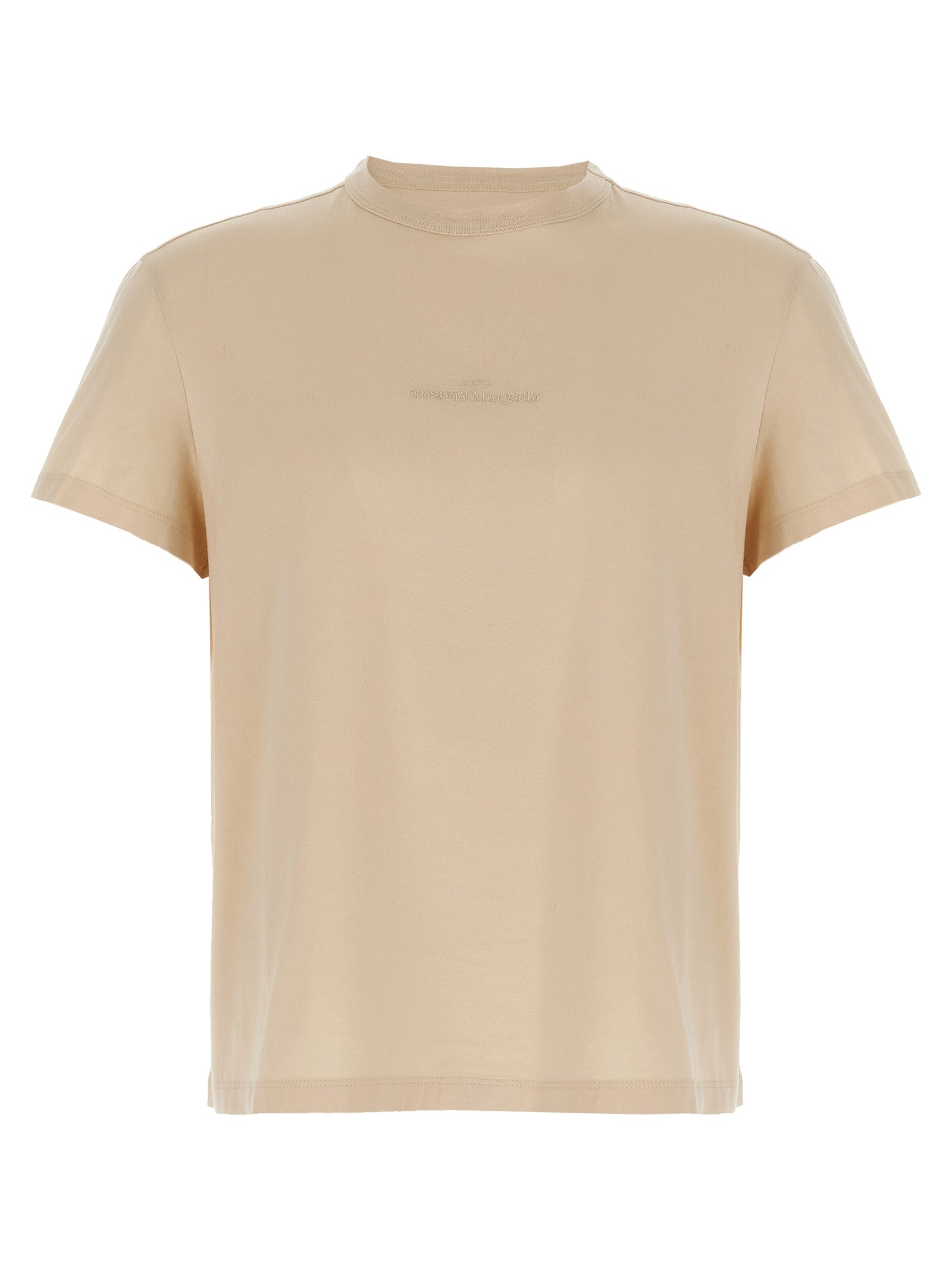 Beige Cotton T-Shirt