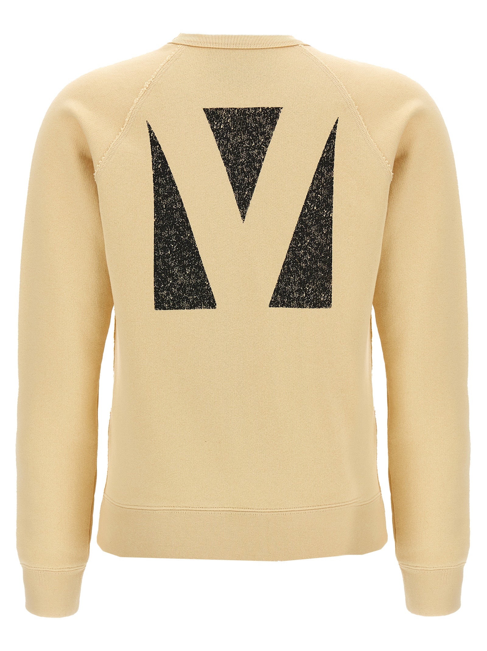 Beige Cotton Sweatshirt