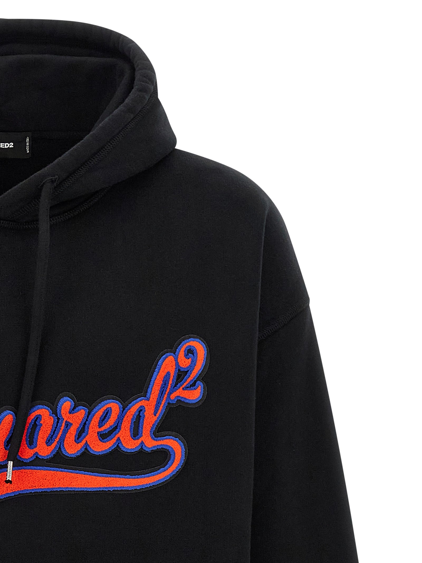 Dsquared2 Black Cotton Sweatshirt