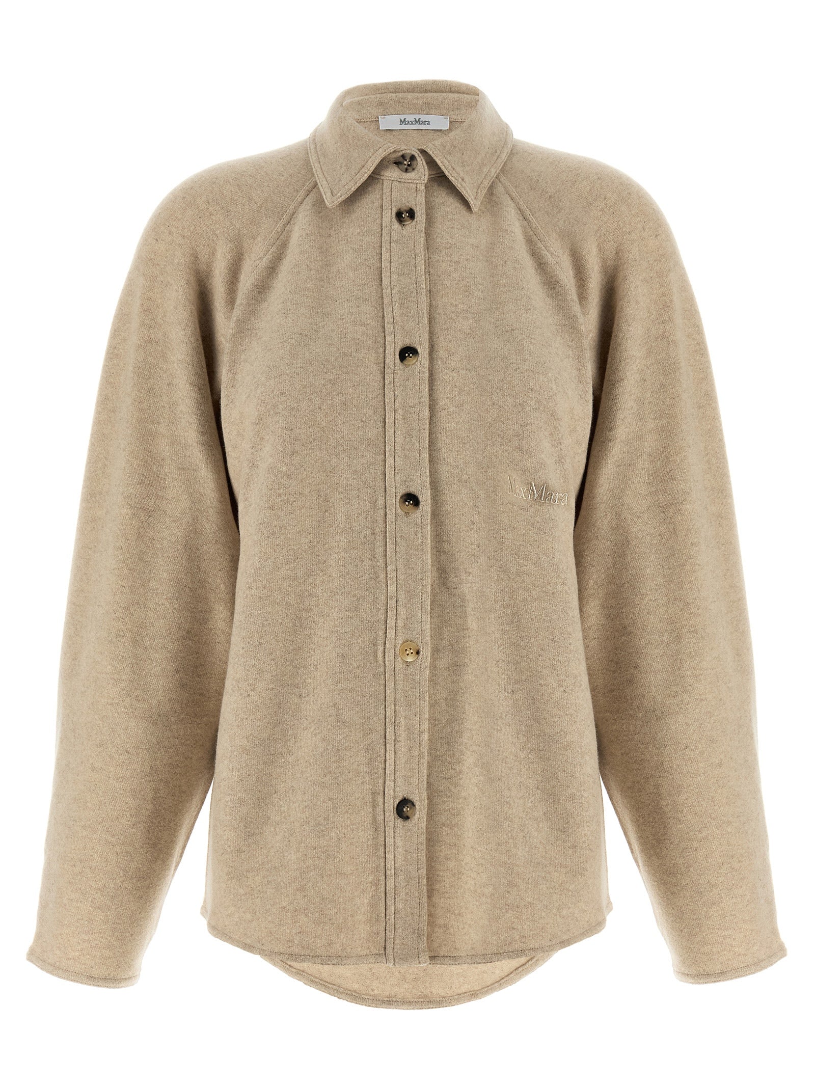 Beige Cashmere Blouse