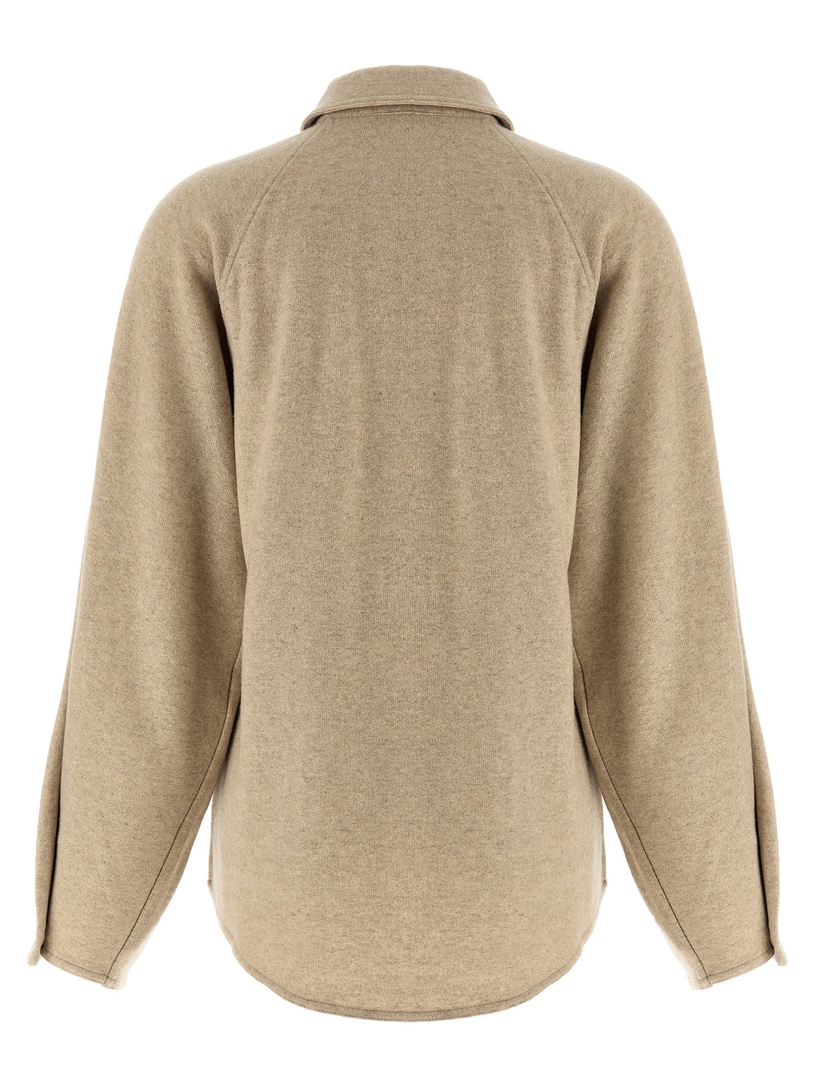 Beige Cashmere Blouse
