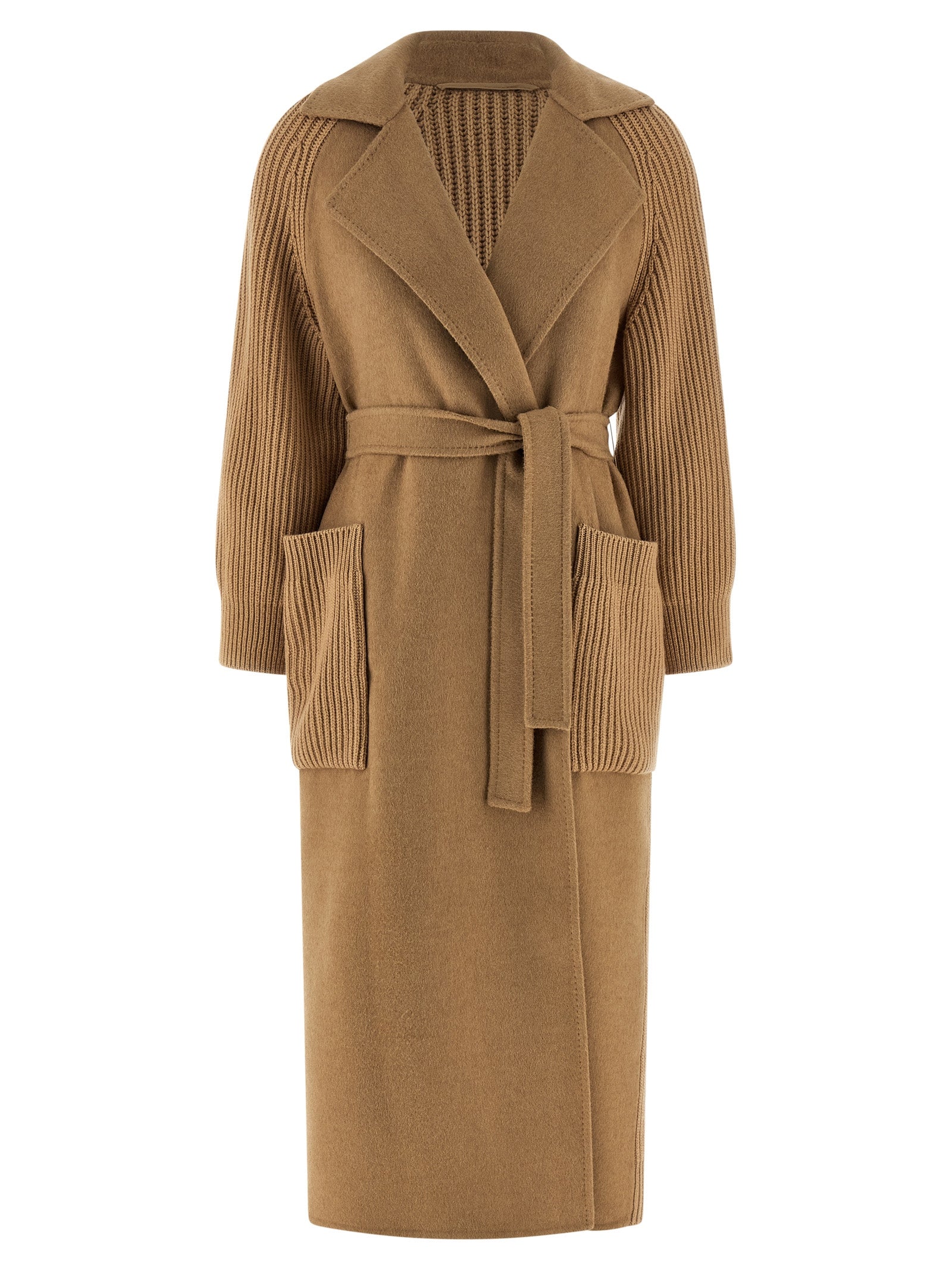 Beige Wool Coat
