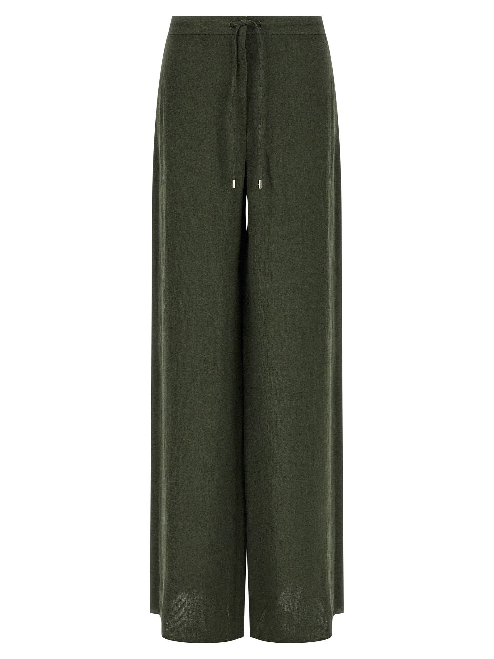 Bicolor Linen Casual Pants