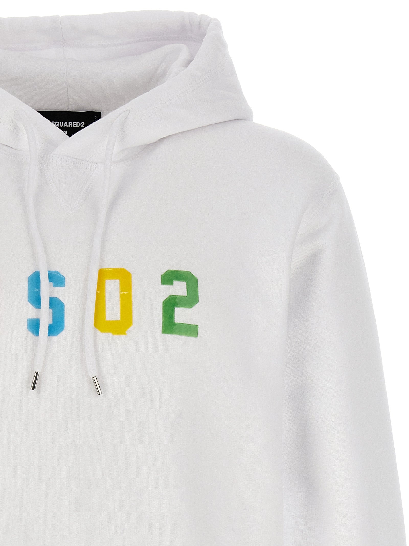 Dsquared2 White Cotton Sweatshirt