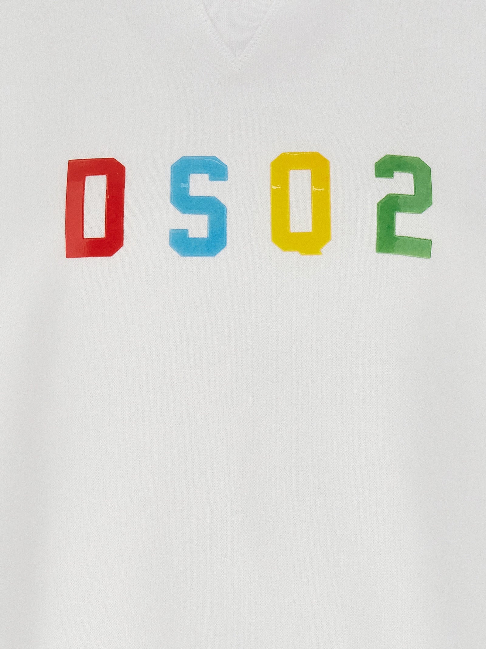 Dsquared2 White Cotton Sweatshirt