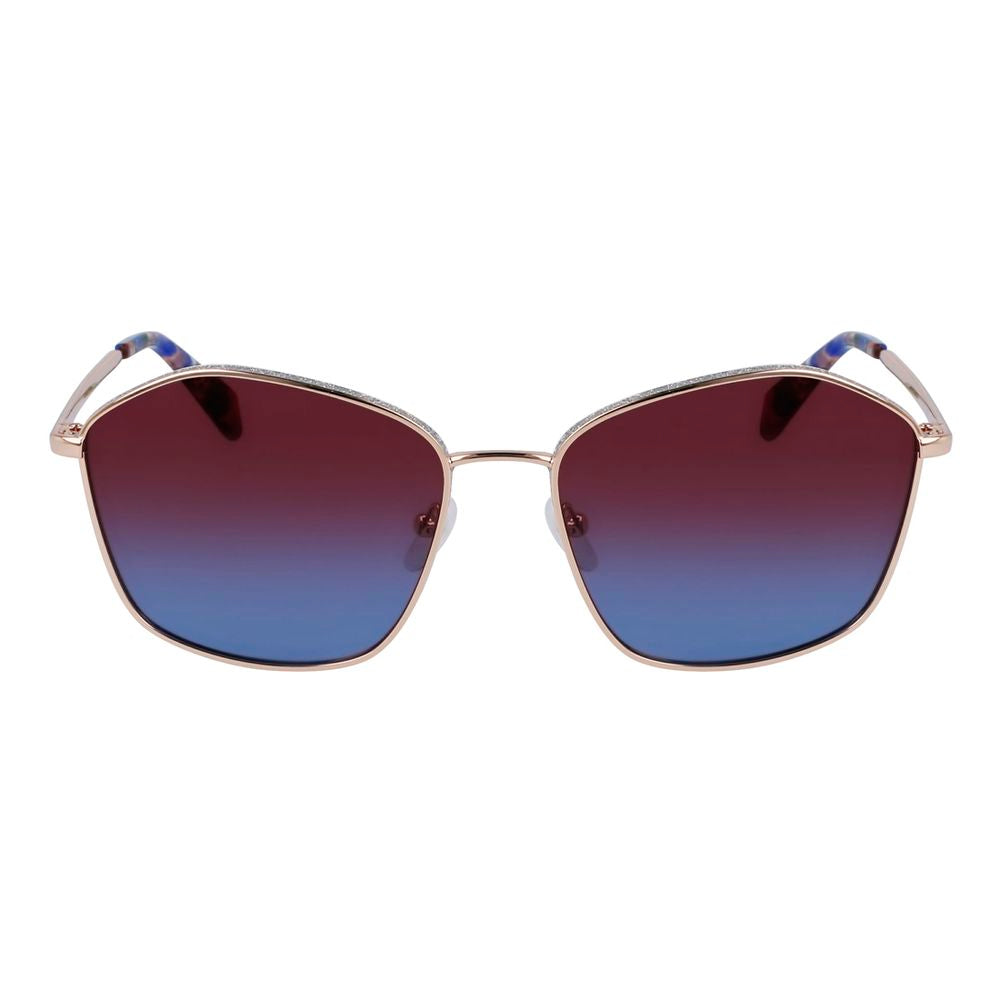 Liu Jo Gold and Yellow Metal Sunglasses