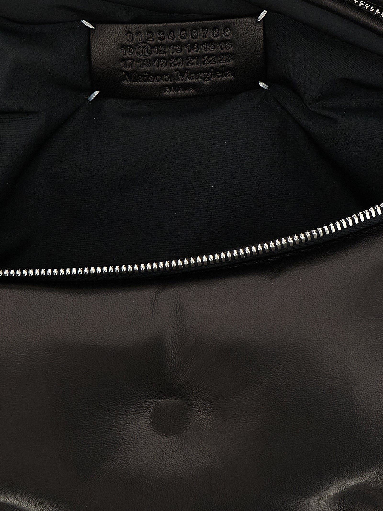 Black Lambskin Crossbody Bag