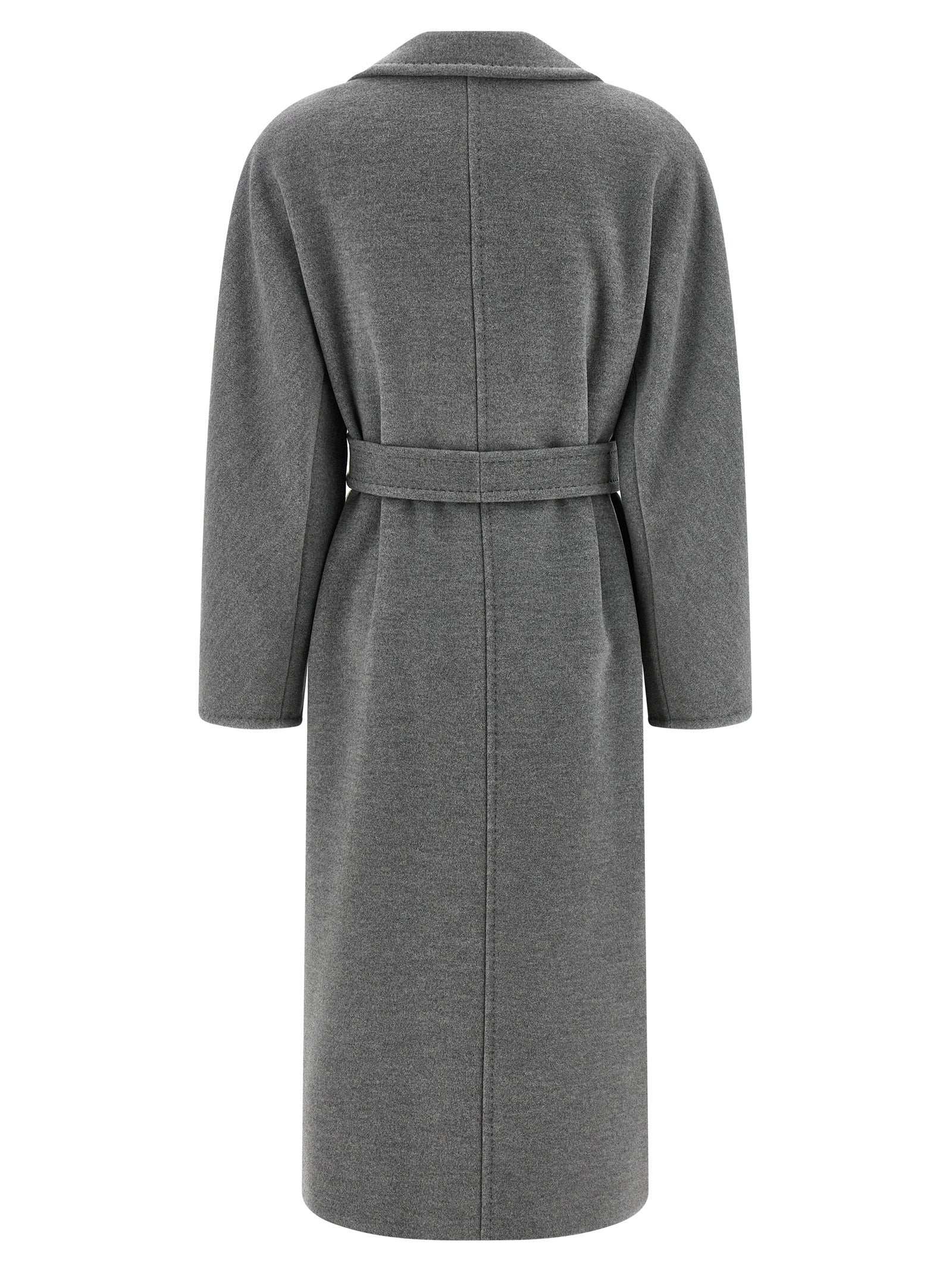 Gray Virgin Wool Coat