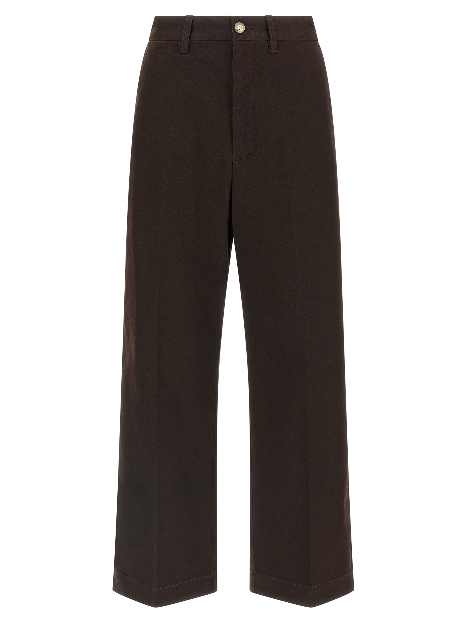 Polo Ralph Lauren Brown Cotton Chino Trousers
