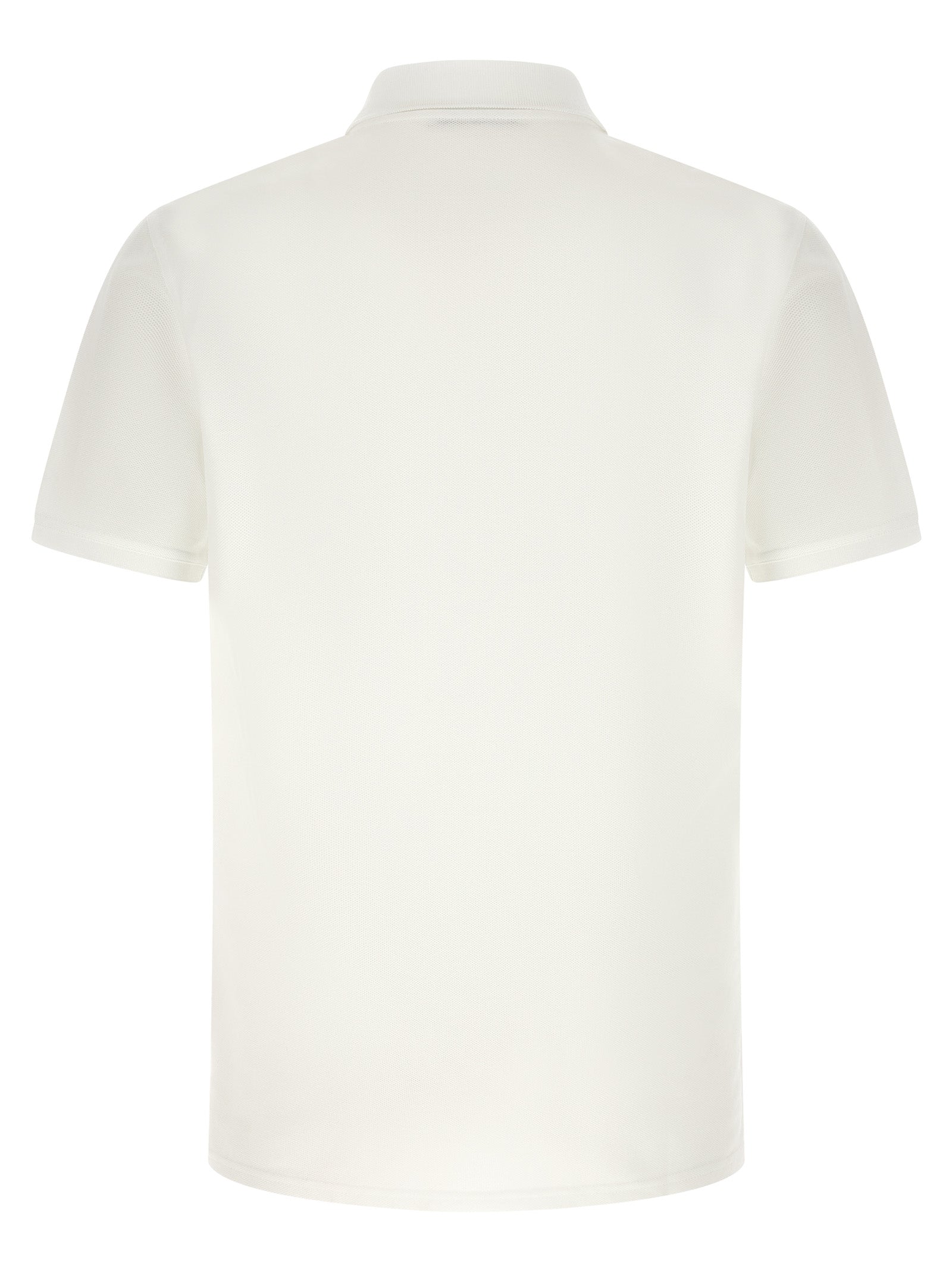Givenchy White Cotton Piqué Polo Shirt