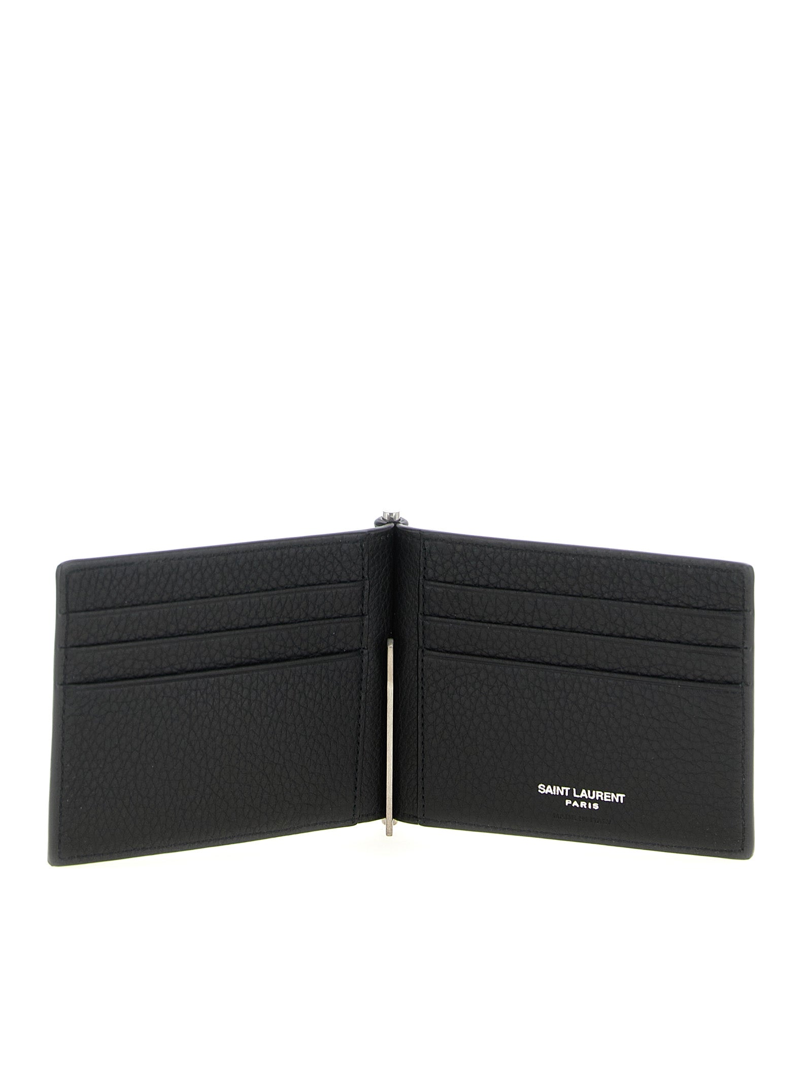 Black Calfskin Money Clip
