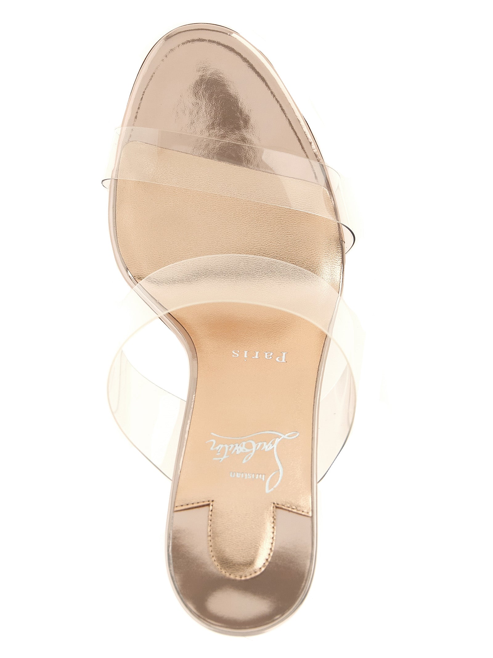 Christian Louboutin Pink Calfskin Stiletto Heel Sandals