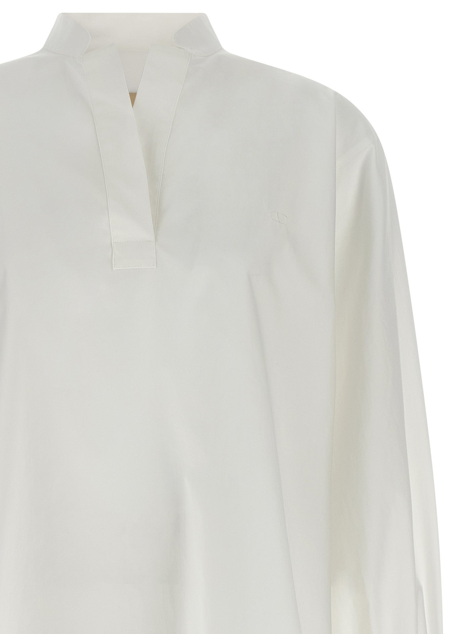 Valentino Garavani White Cotton Poplin Shirt