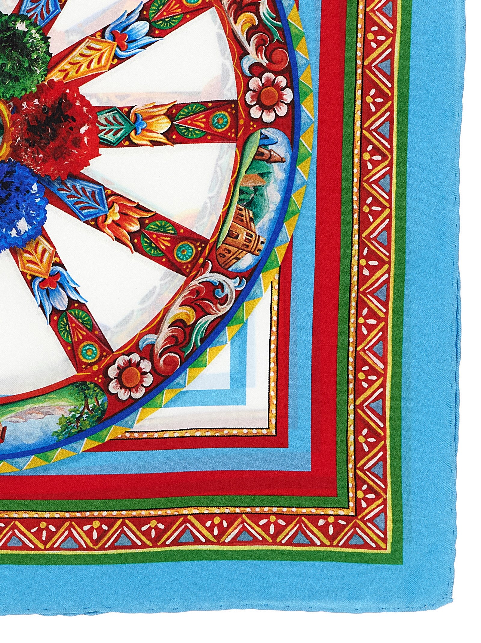 Multicolor Silk Foulard