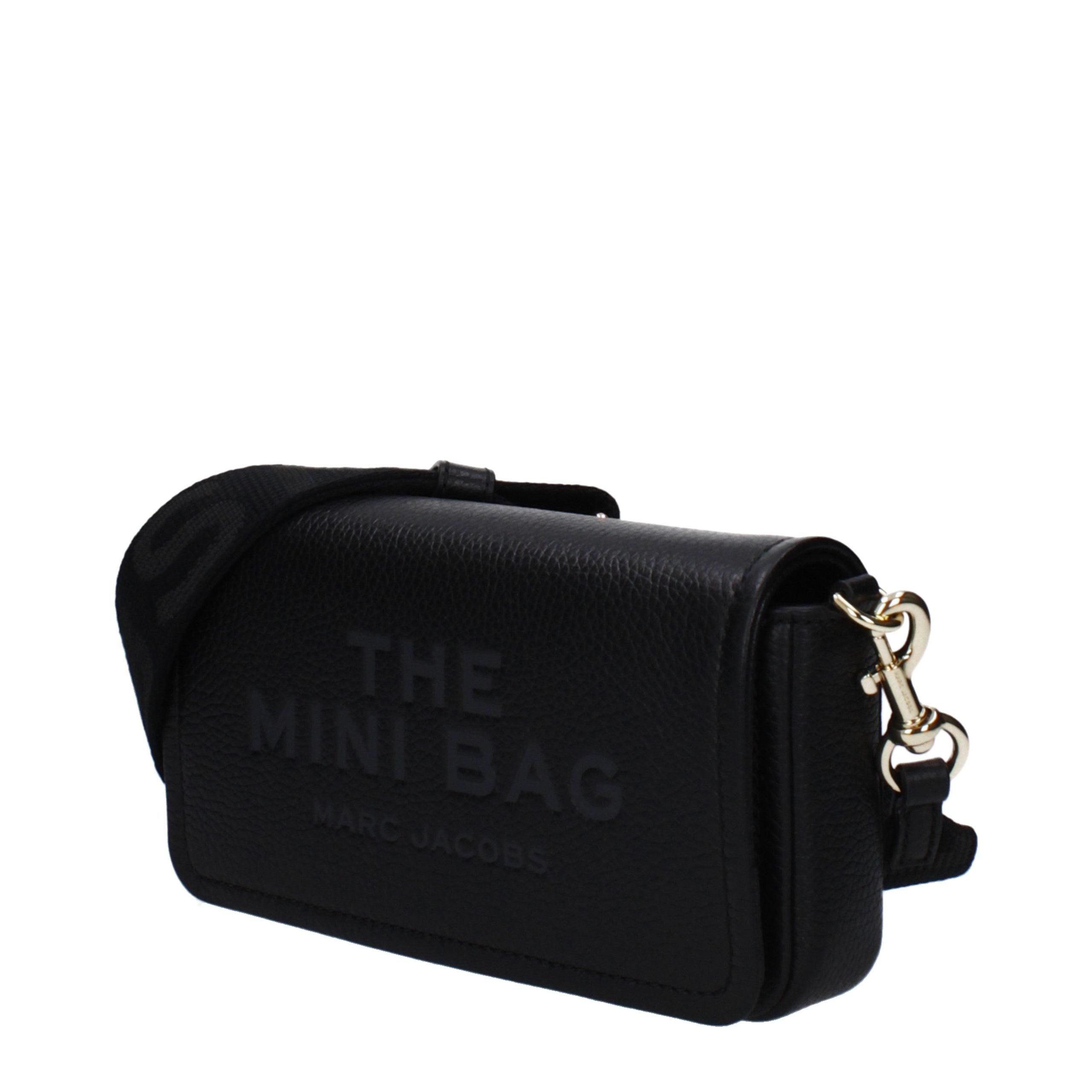 Marc Jacobs Black Leather Mini Crossbody Bag