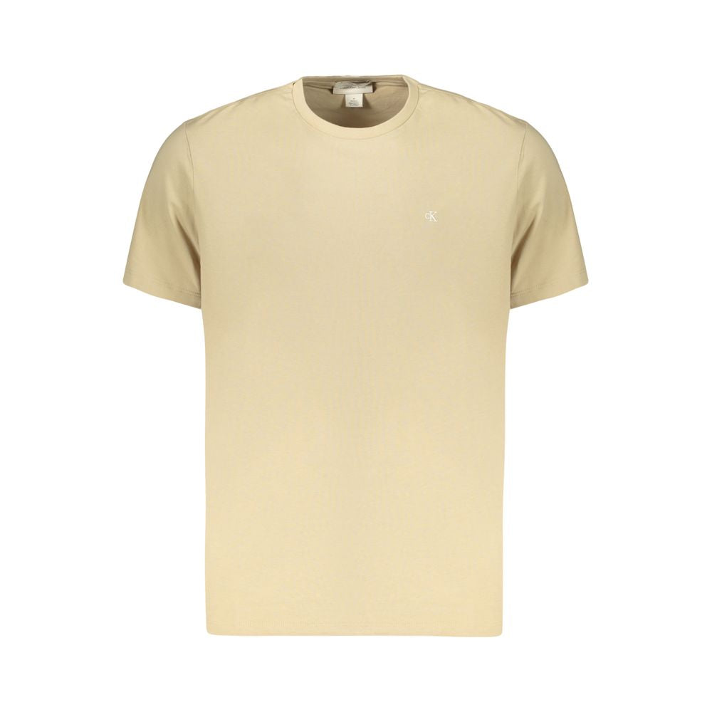 Calvin Klein Beige Cotton T-Shirt