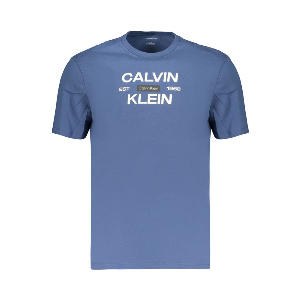Calvin Klein Blue Cotton T-Shirt
