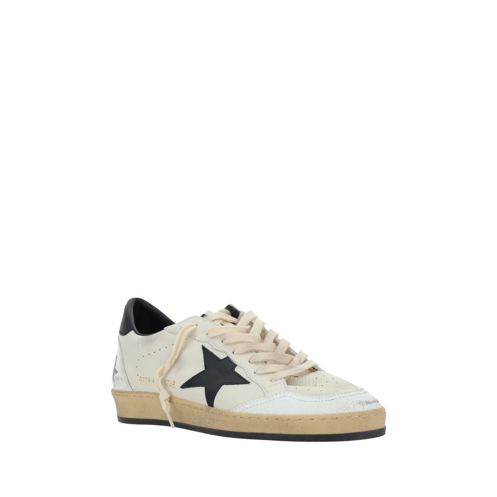 White Calf Leather Bos Taurus Athletic Sneakers