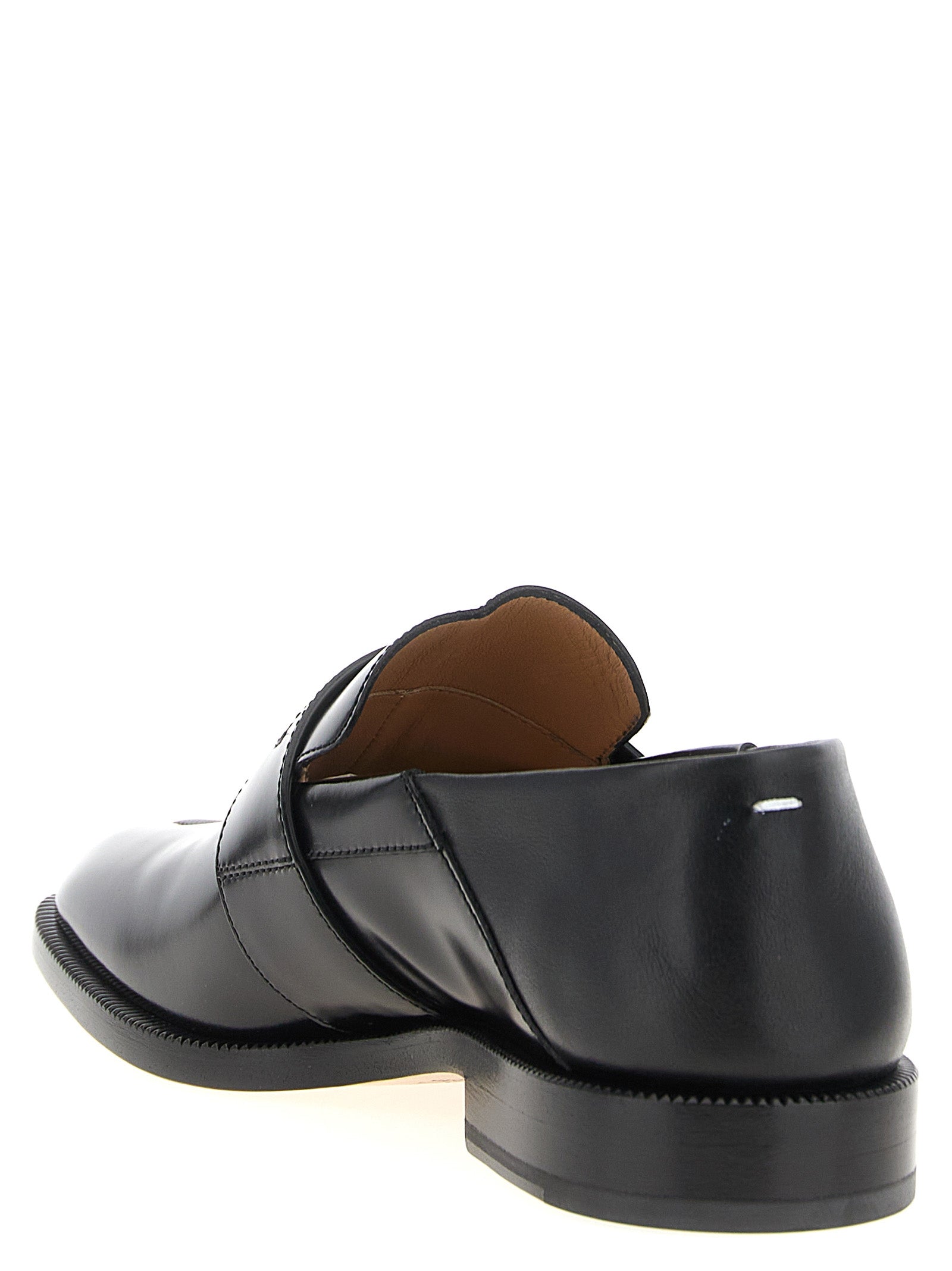 Maison Margiela Black Calfskin Tabi Loafers