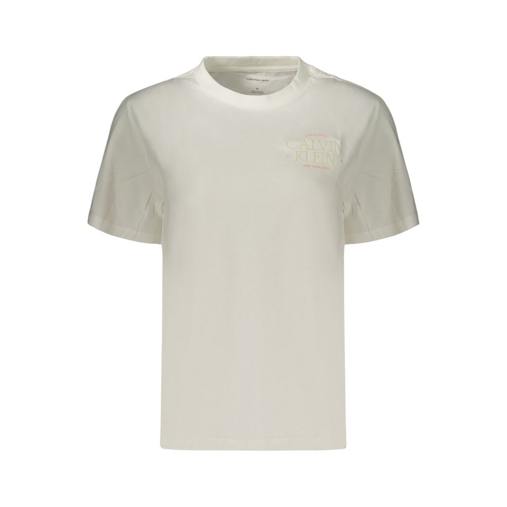 Calvin Klein White Cotton T-Shirt