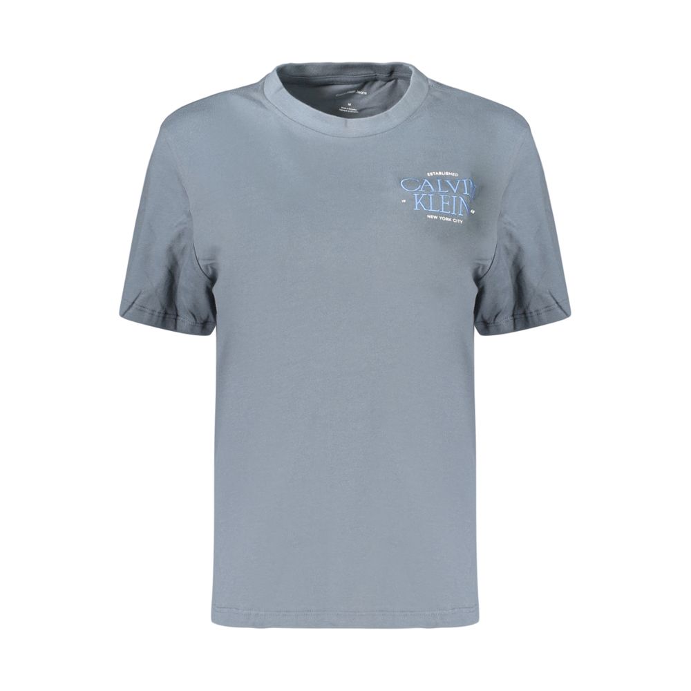 Calvin Klein Gray Cotton T-Shirt