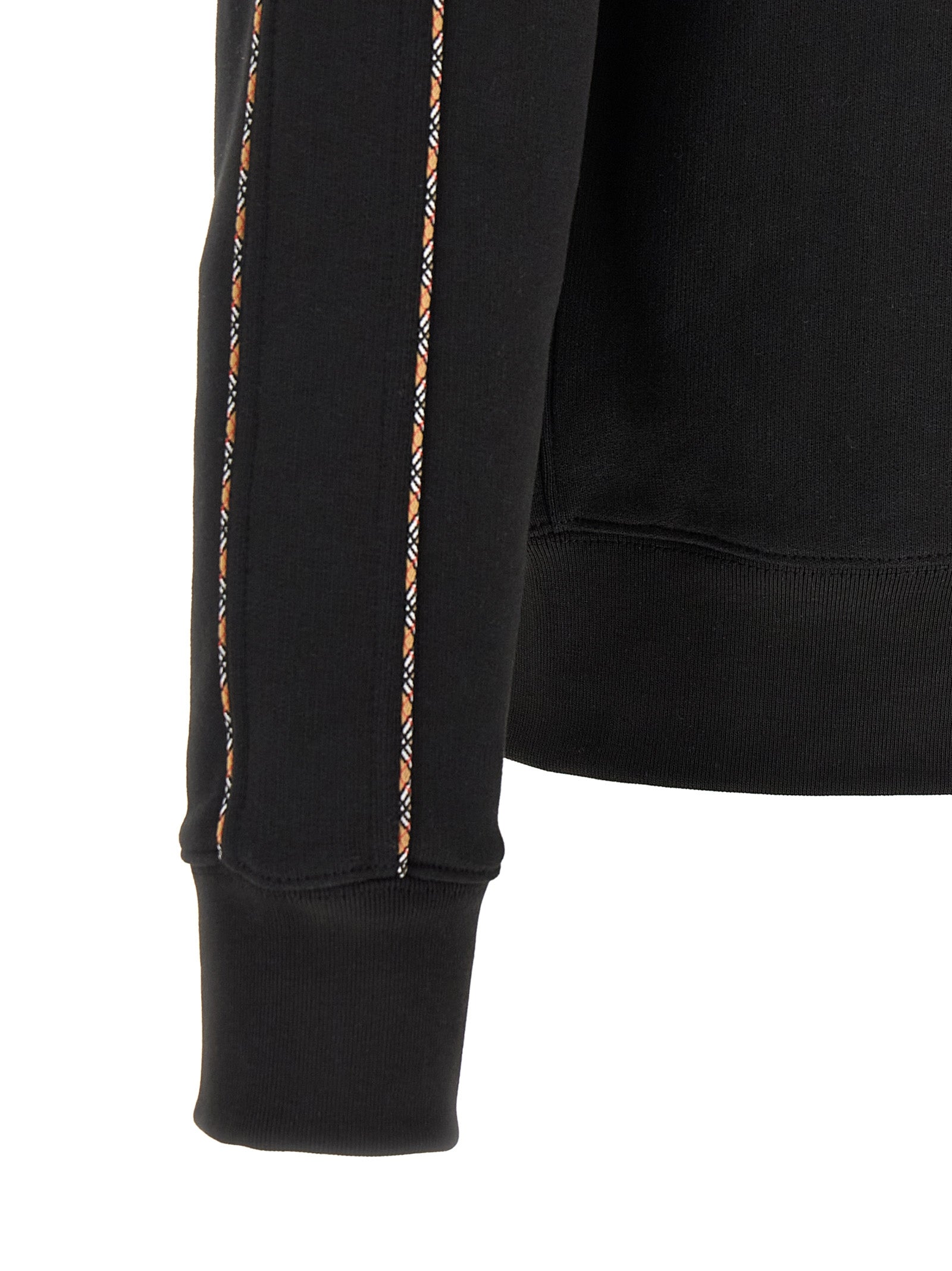 Black Cotton Sweatshirt