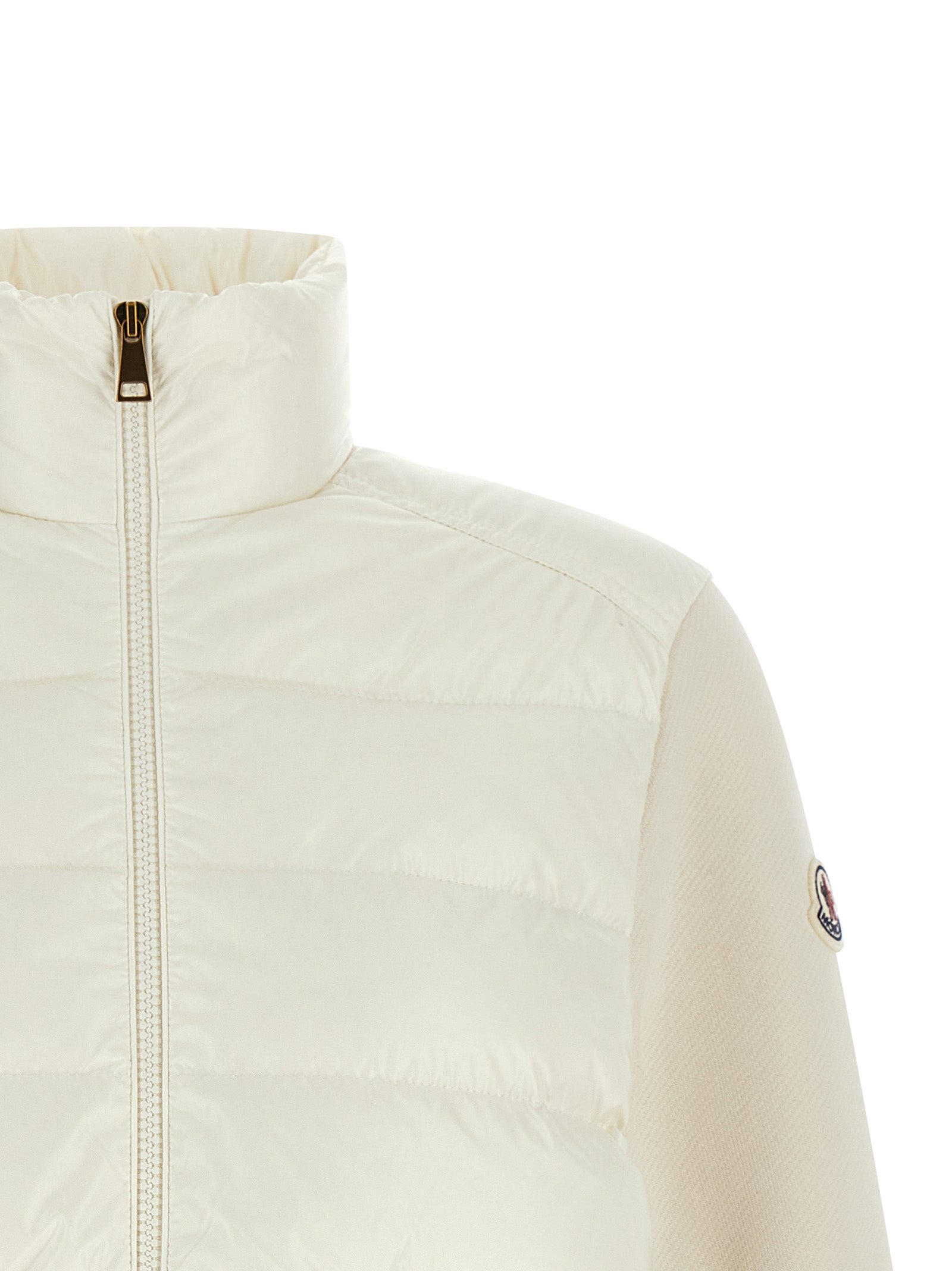 White Polyamide Cardigan