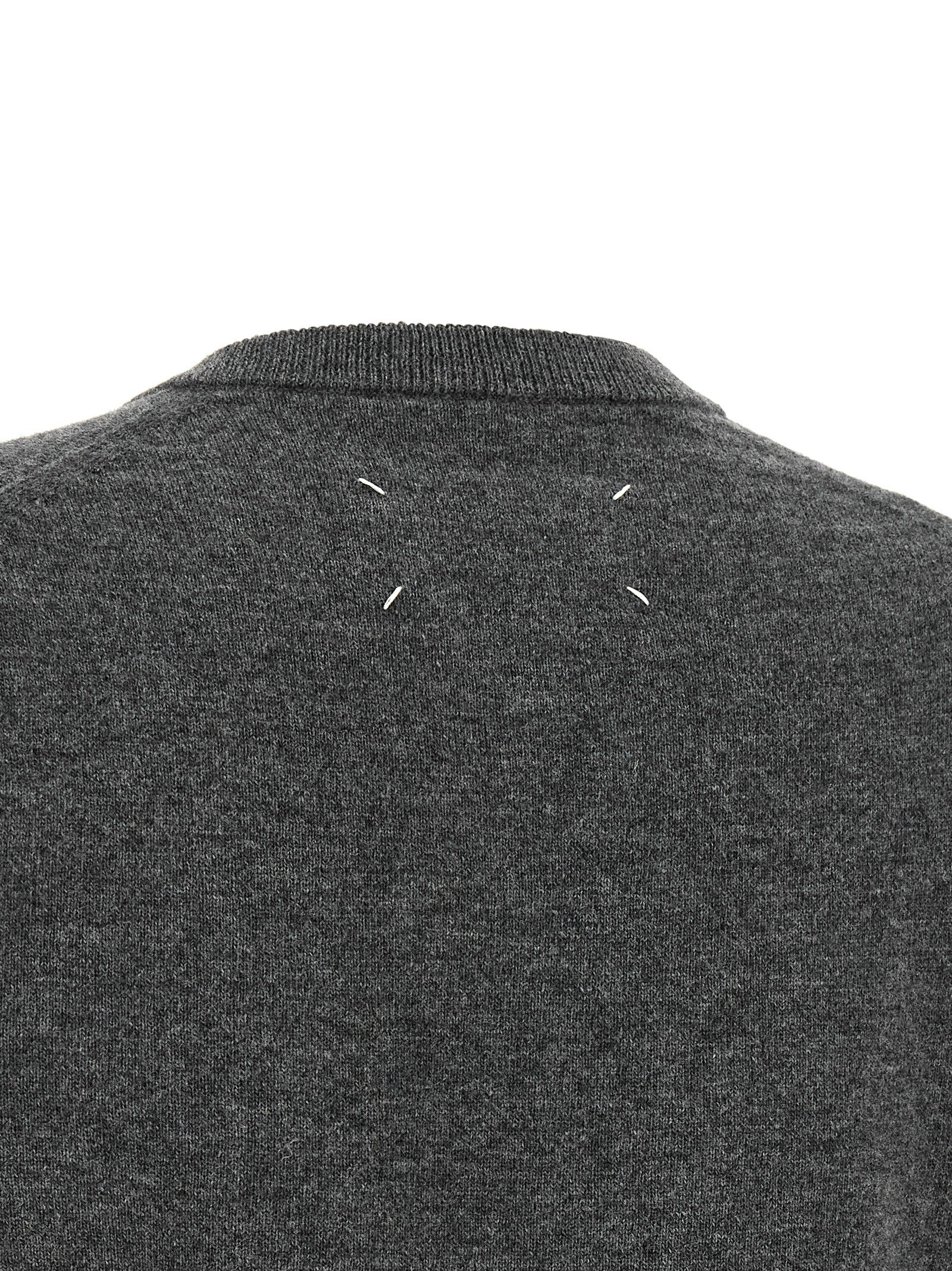 Gray Virgin Wool Cardigan