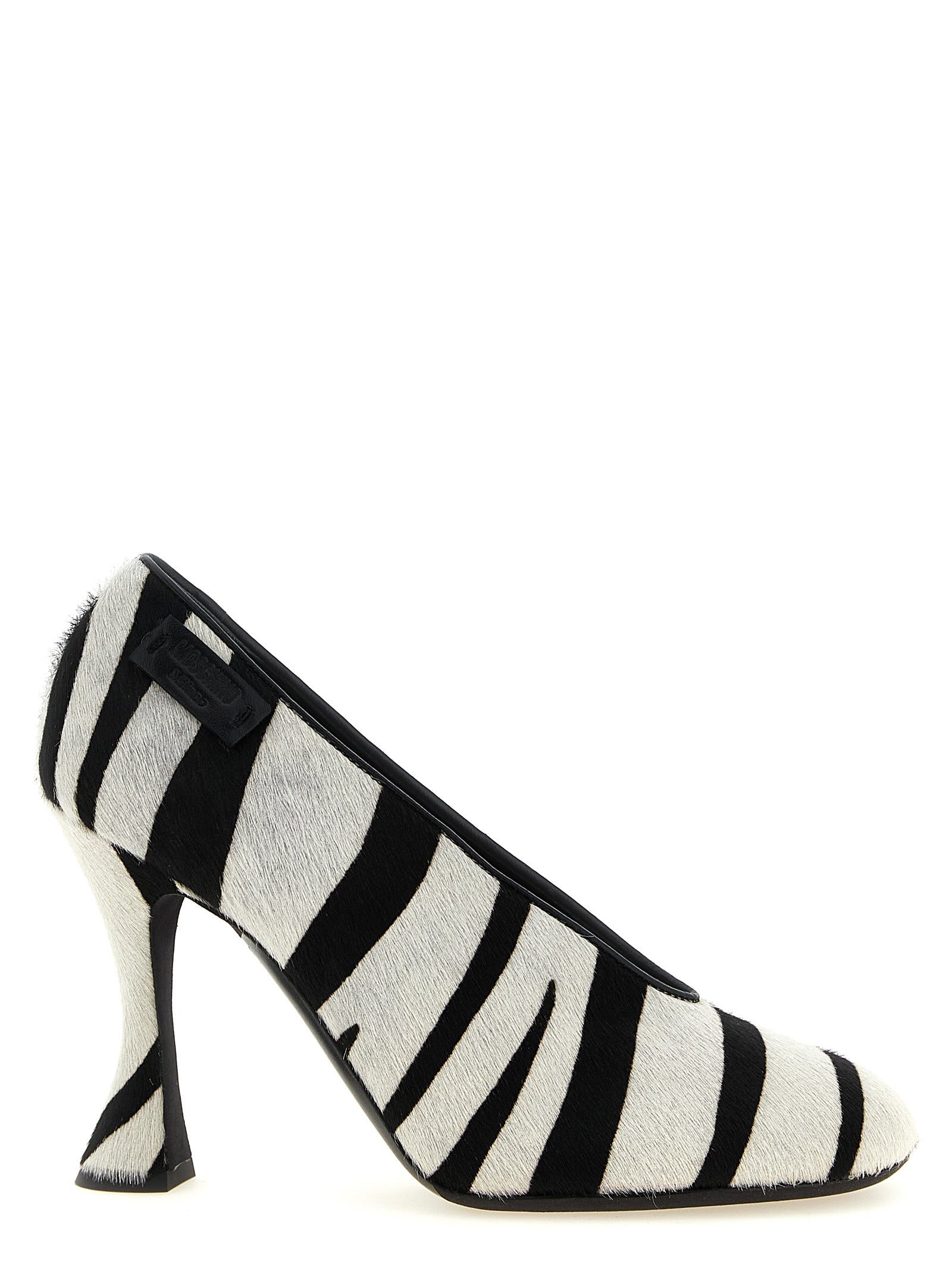 Bicolor Calfskin High Heel Pumps