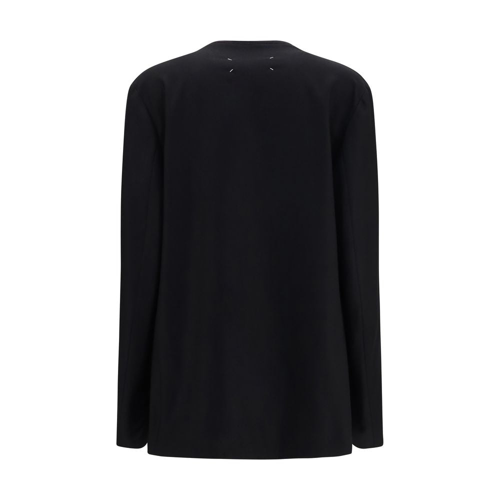 Maison Margiela Black Wool Oves Aries Jacket
