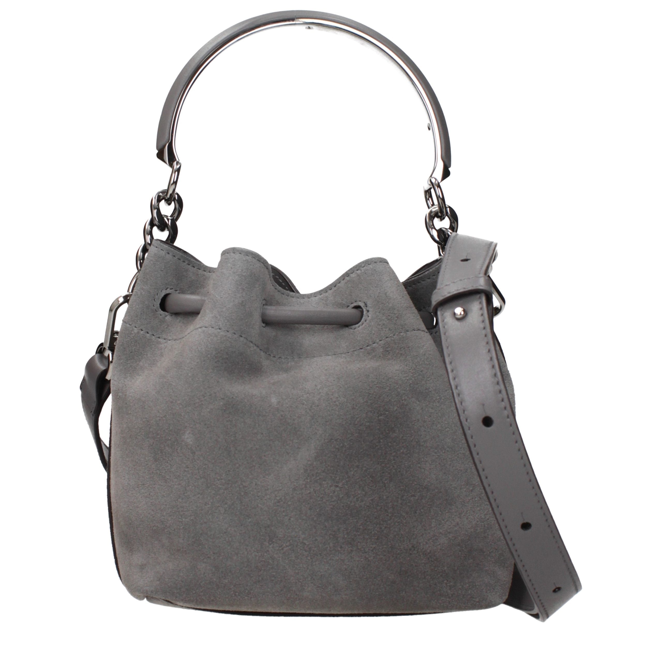 Jimmy Choo Gray Leather Handbag