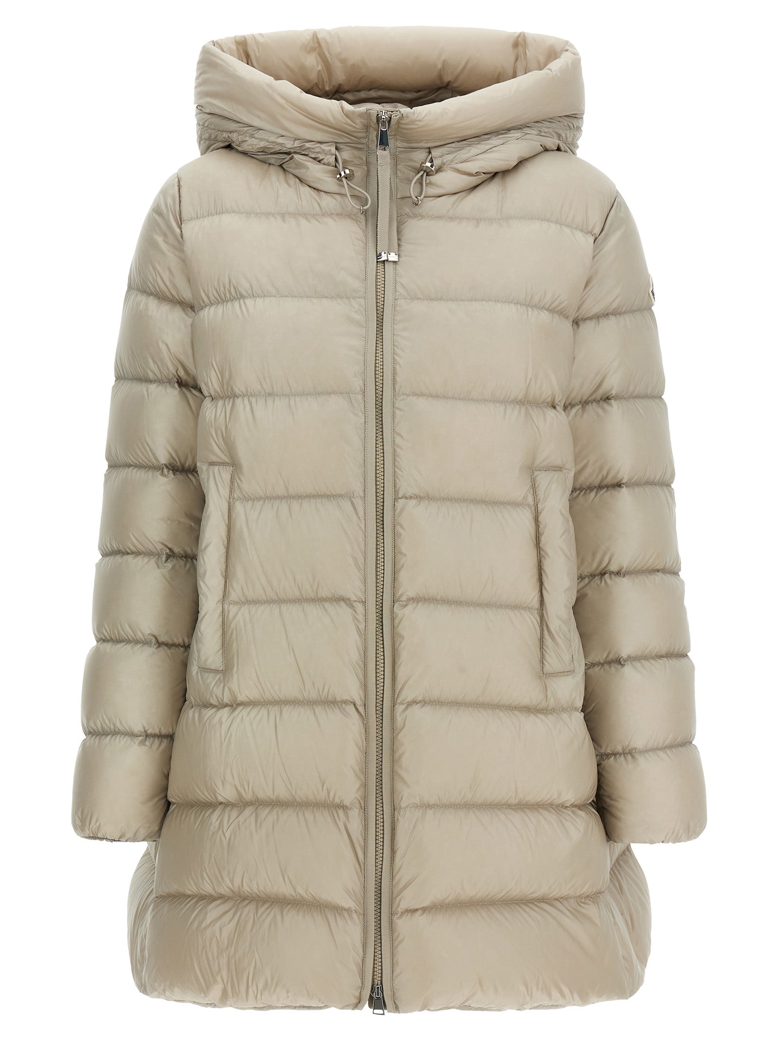 Moncler Beige Polyamide Full-Length Jacket