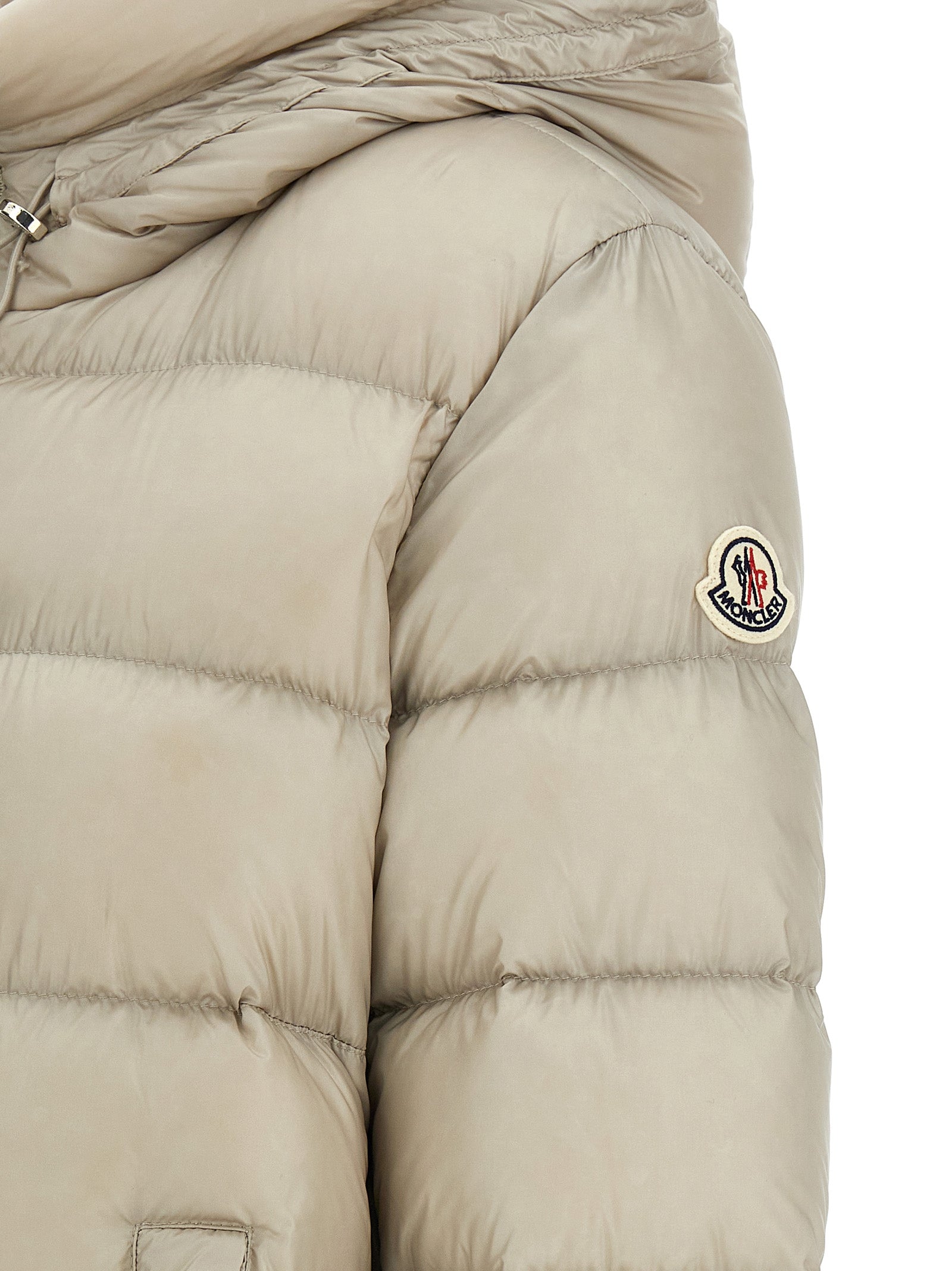 Moncler Beige Polyamide Full-Length Jacket