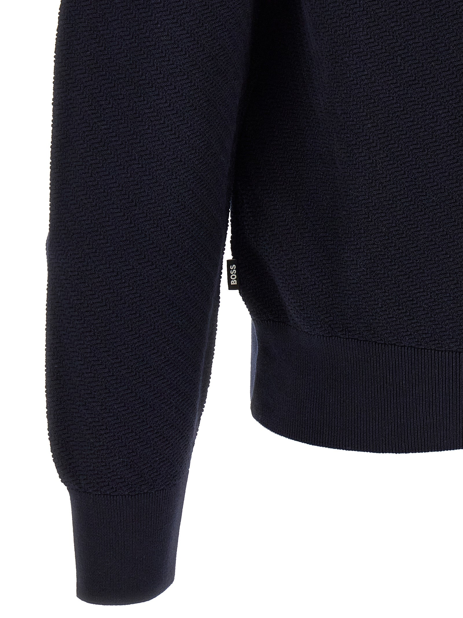 Hugo Boss Blue Cotton Polo Shirt