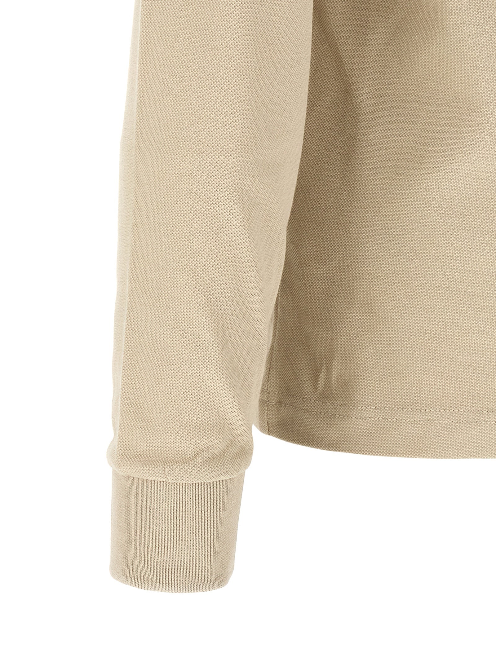 Hugo Boss Beige Cotton Polo Shirt