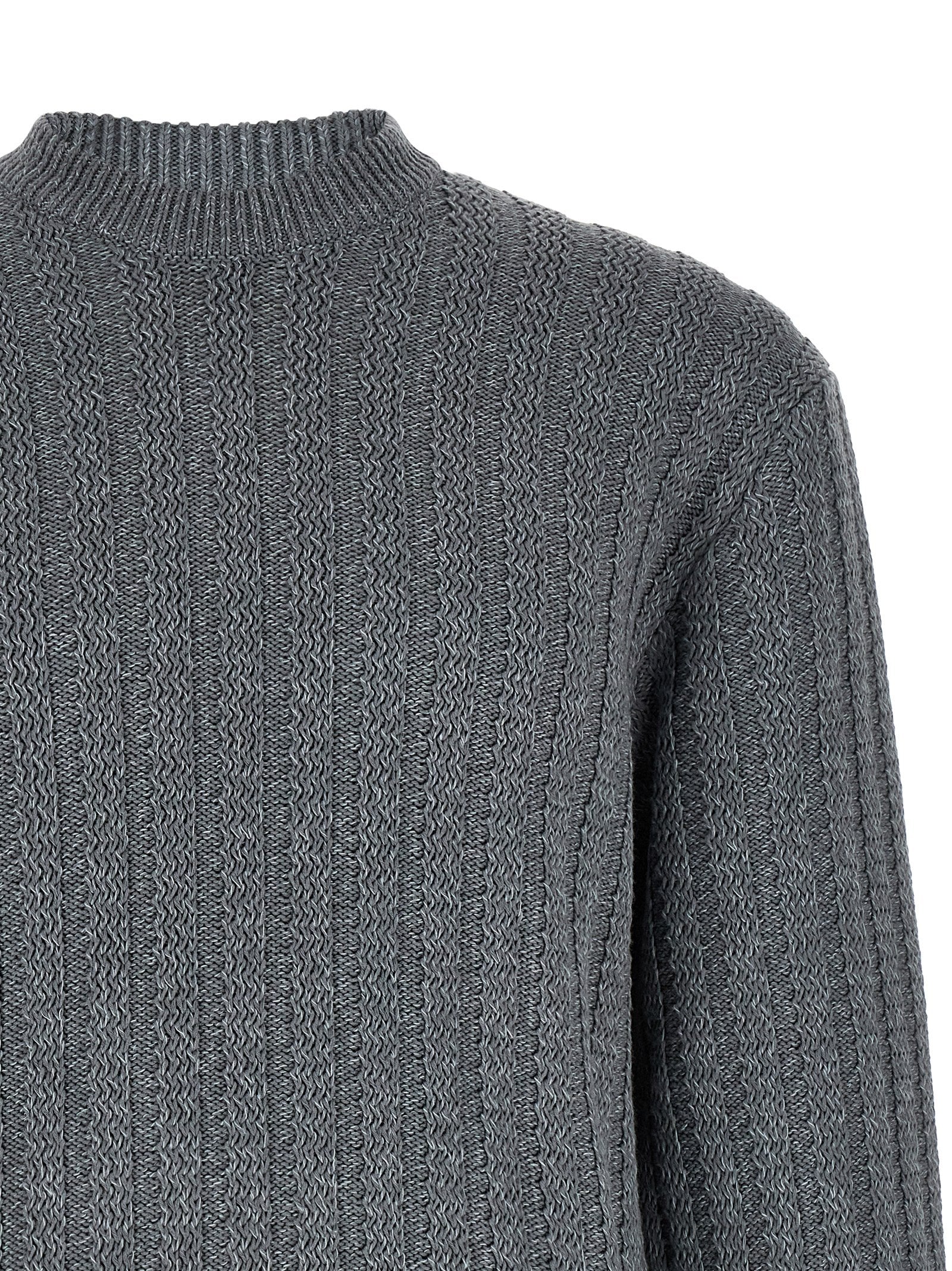 Hugo Boss Gray Cotton Cardigan