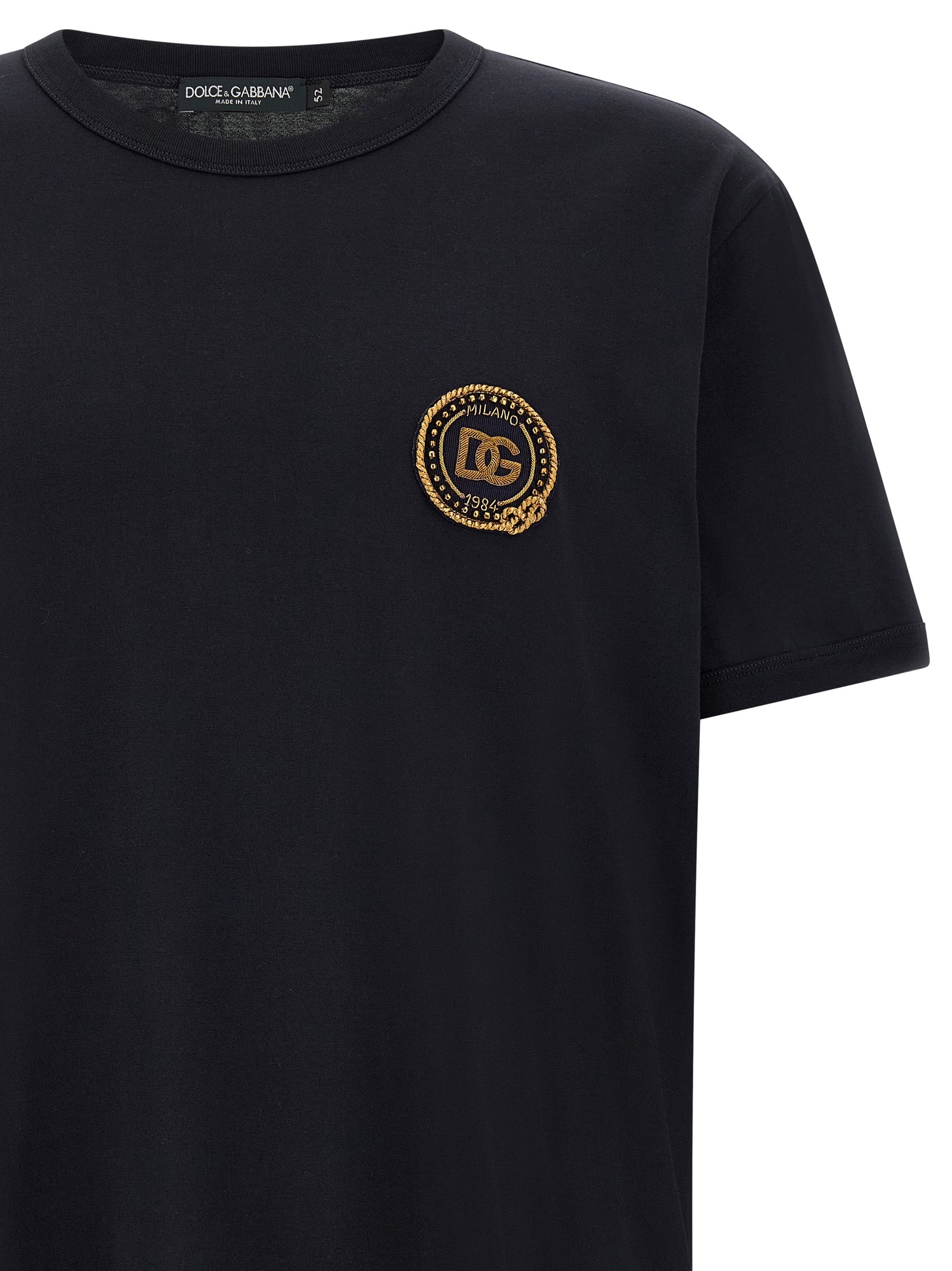 Dolce & Gabbana Blue Cotton T-Shirt