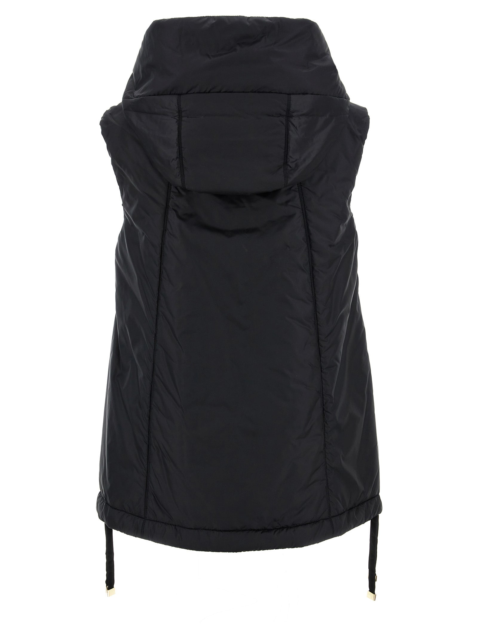Max Mara Black Polyester Sleeveless Jacket