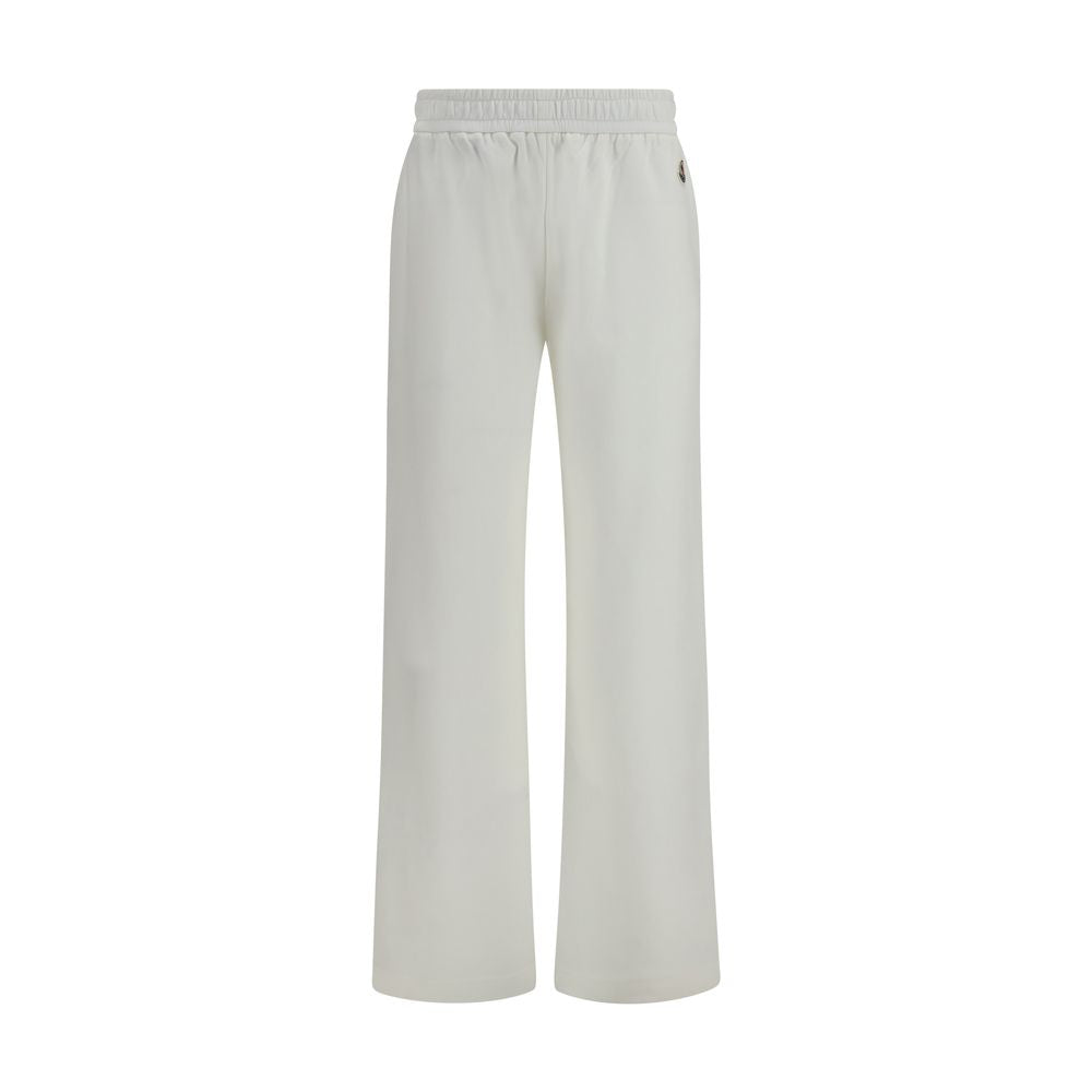Moncler White Cotton Casual Pants