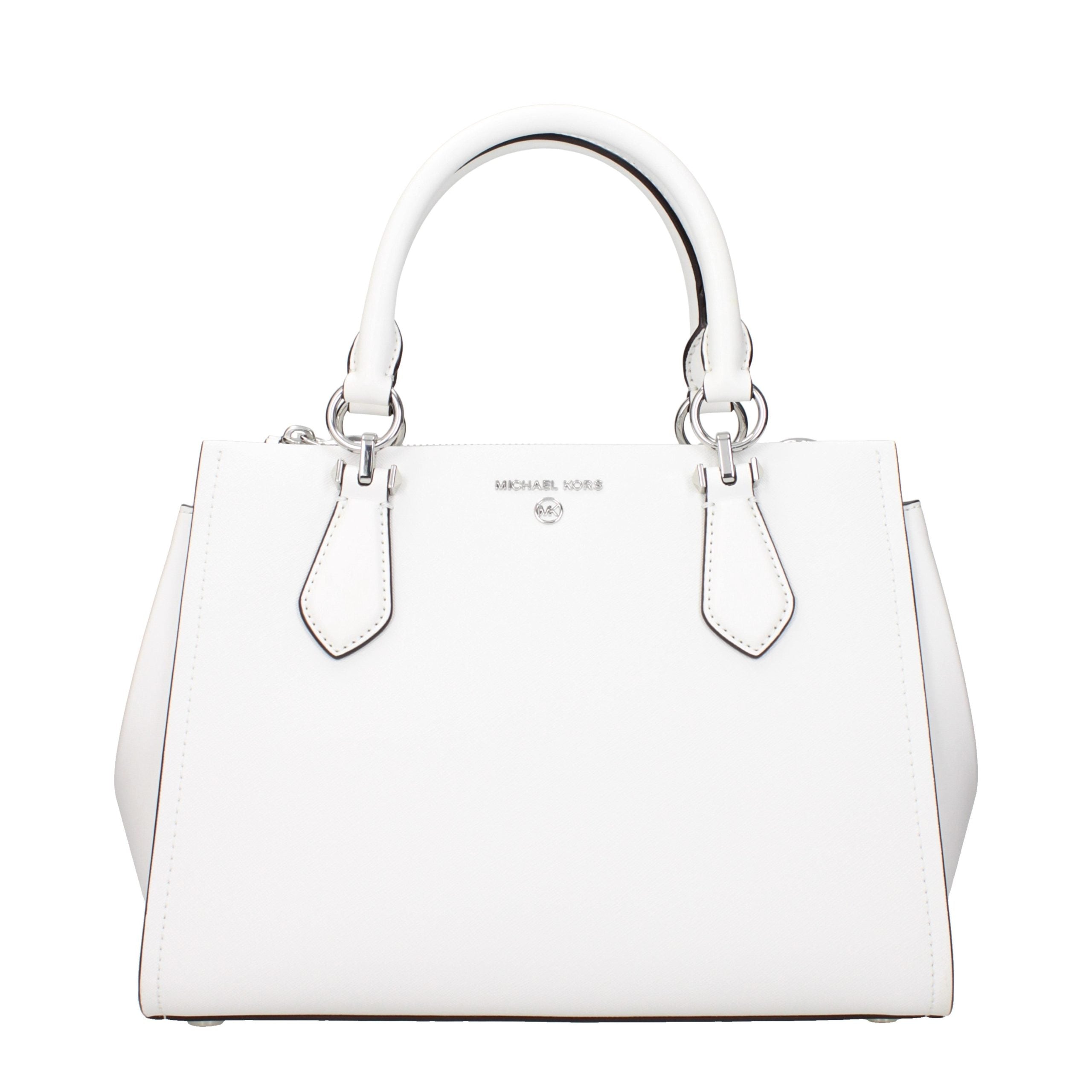 Michael Kors White Leather Handbag