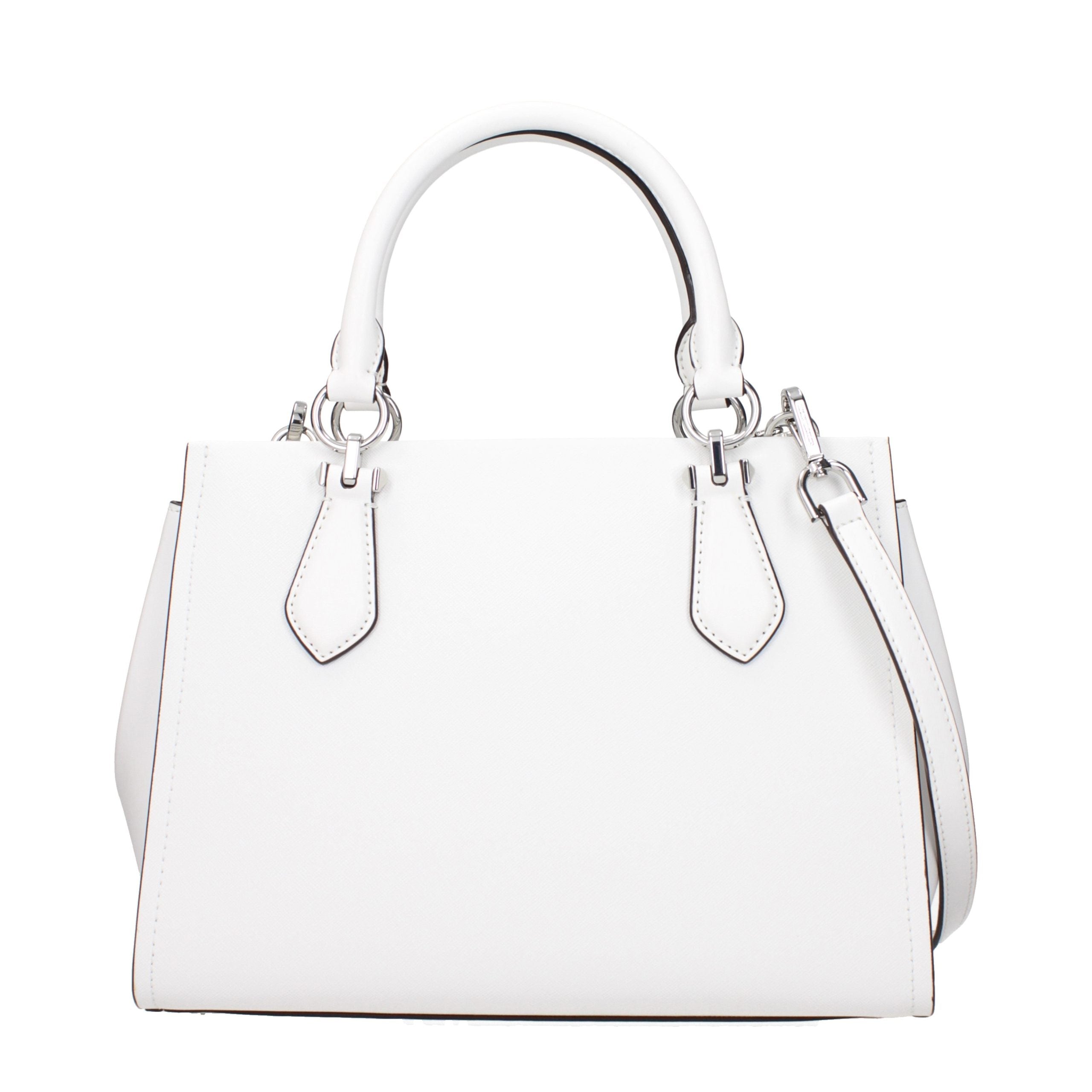 Michael Kors White Leather Handbag