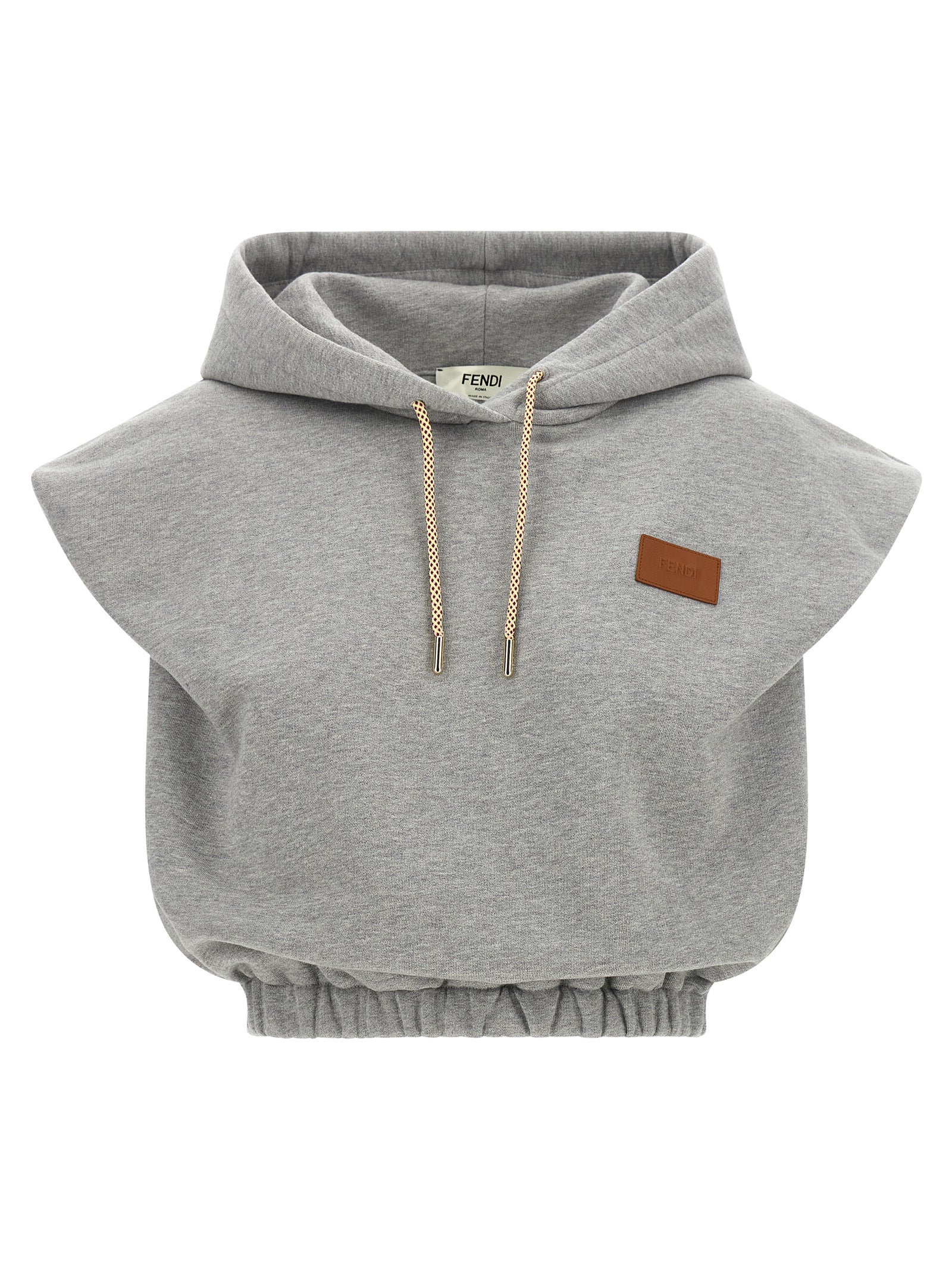 Fendi Gray Cotton Sweatshirt