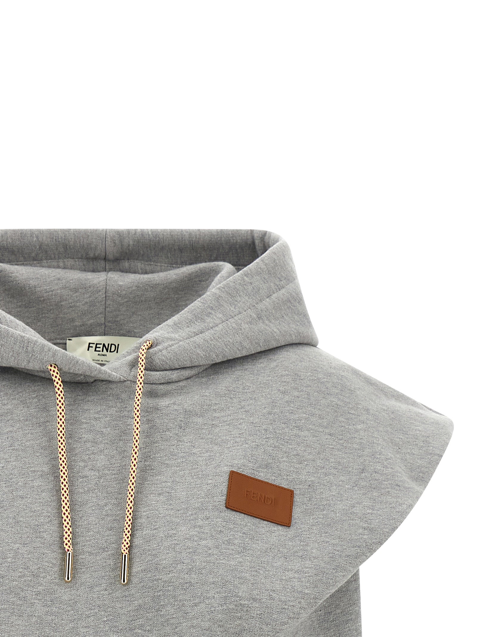 Fendi Gray Cotton Sweatshirt